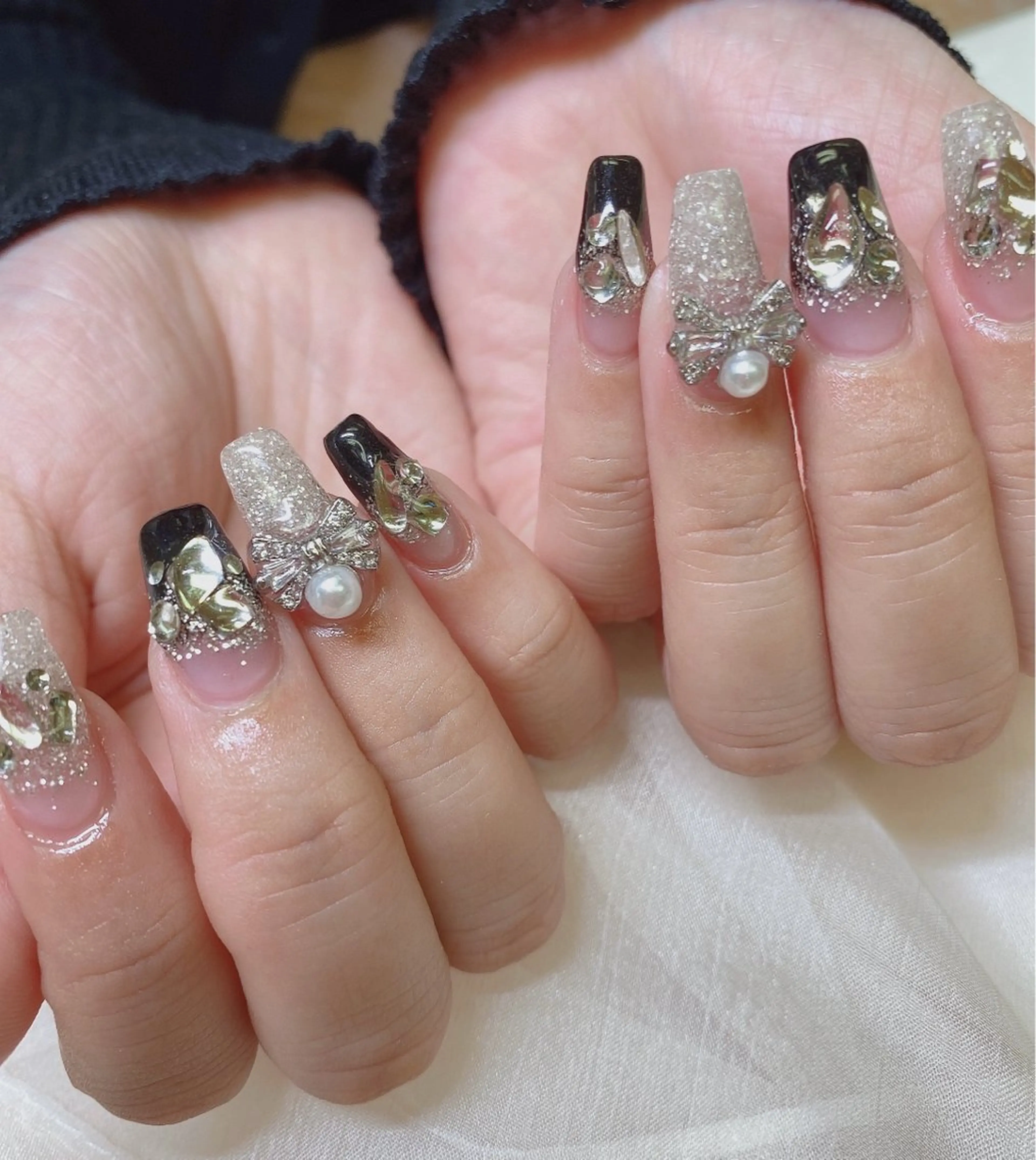 セミロング ハンドネイル JNA認定講師🌸 RIEのネイルデザイン