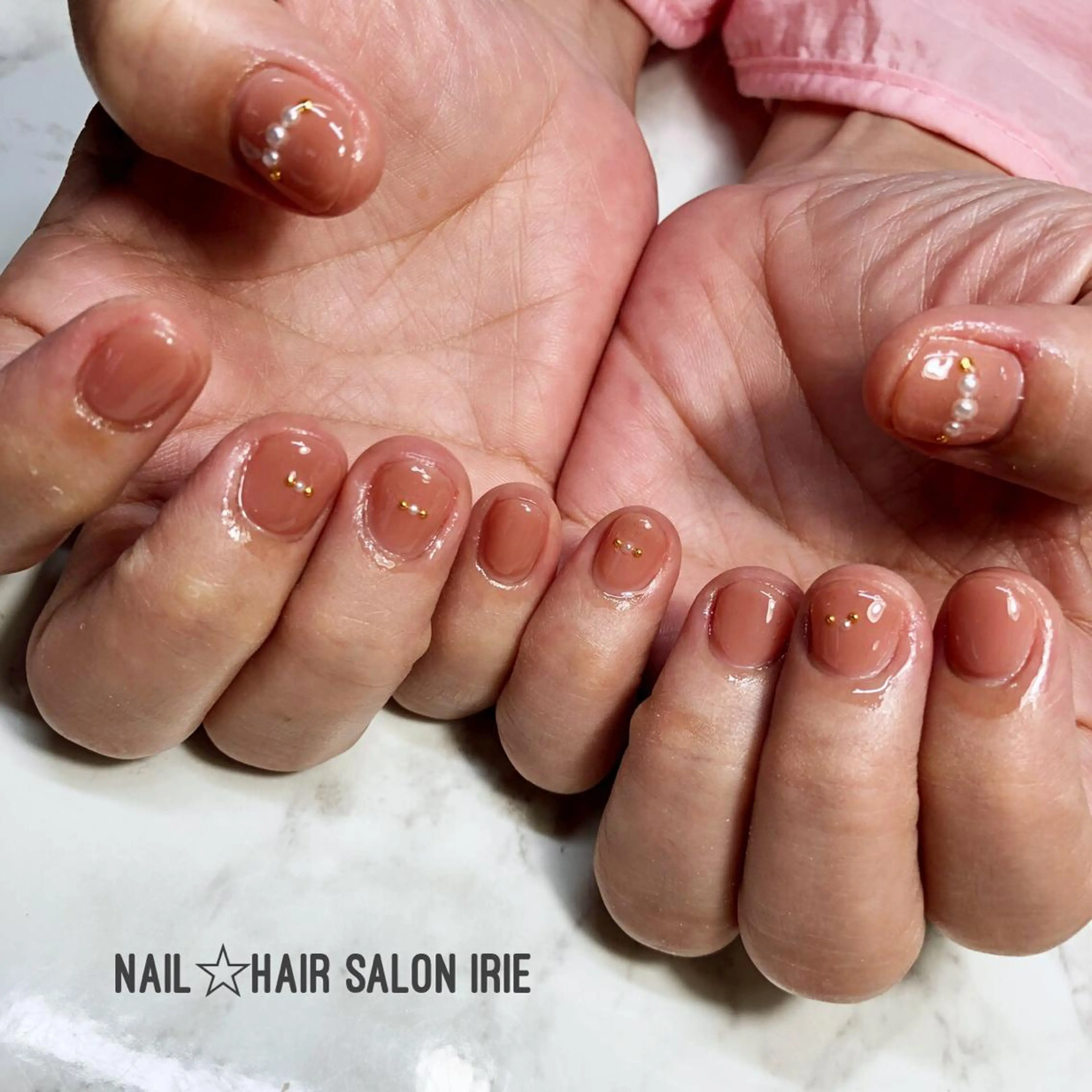 ネイル ハンドネイル ハンドケア Hair salon Irie所属・與儀 知佳のネイルデザイン