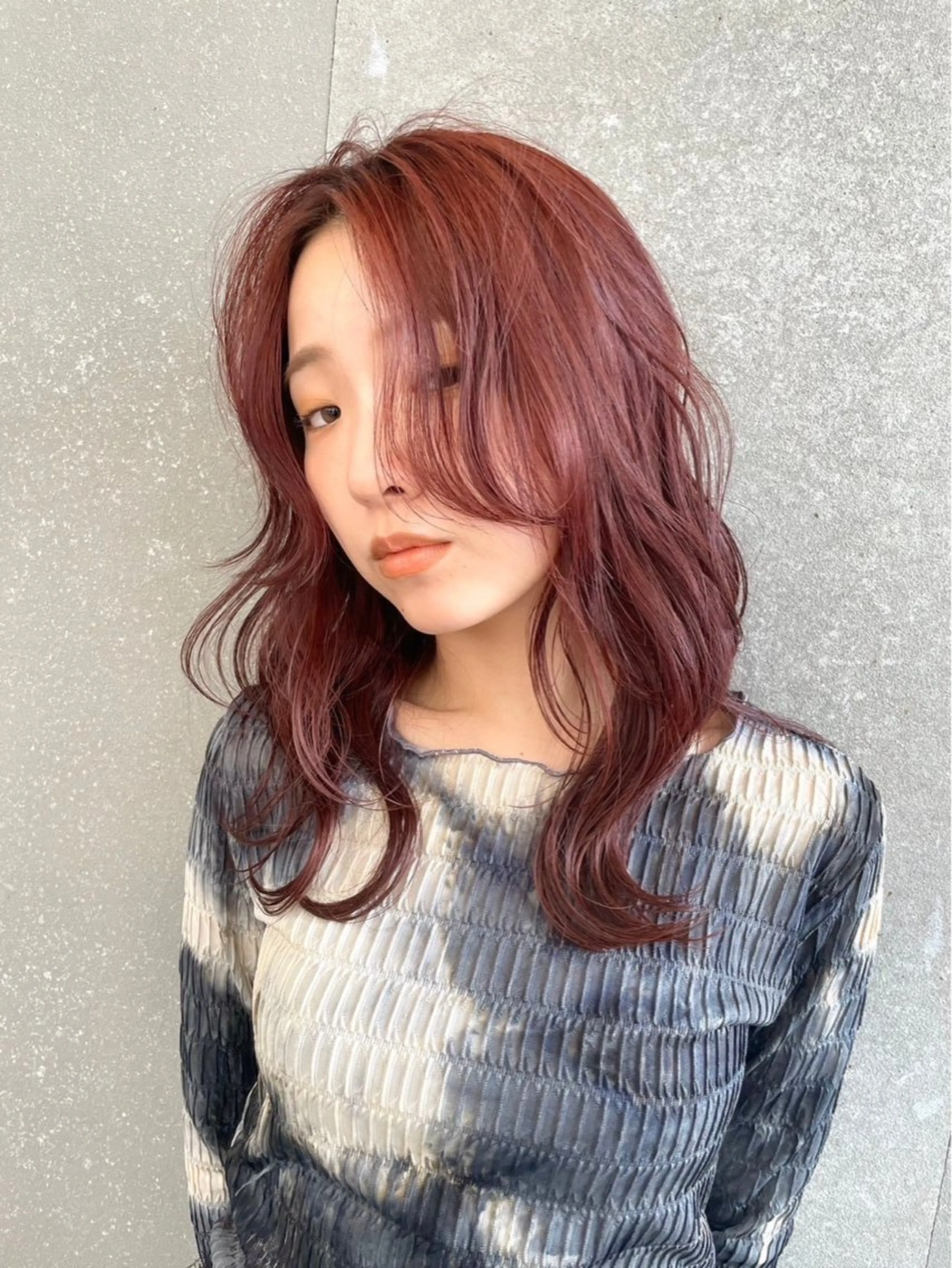 《🎀モデル募集中🎀》🍒【暖色カラー➕髪質改善トリートメント】🍒 白髪染め⭕️の写真