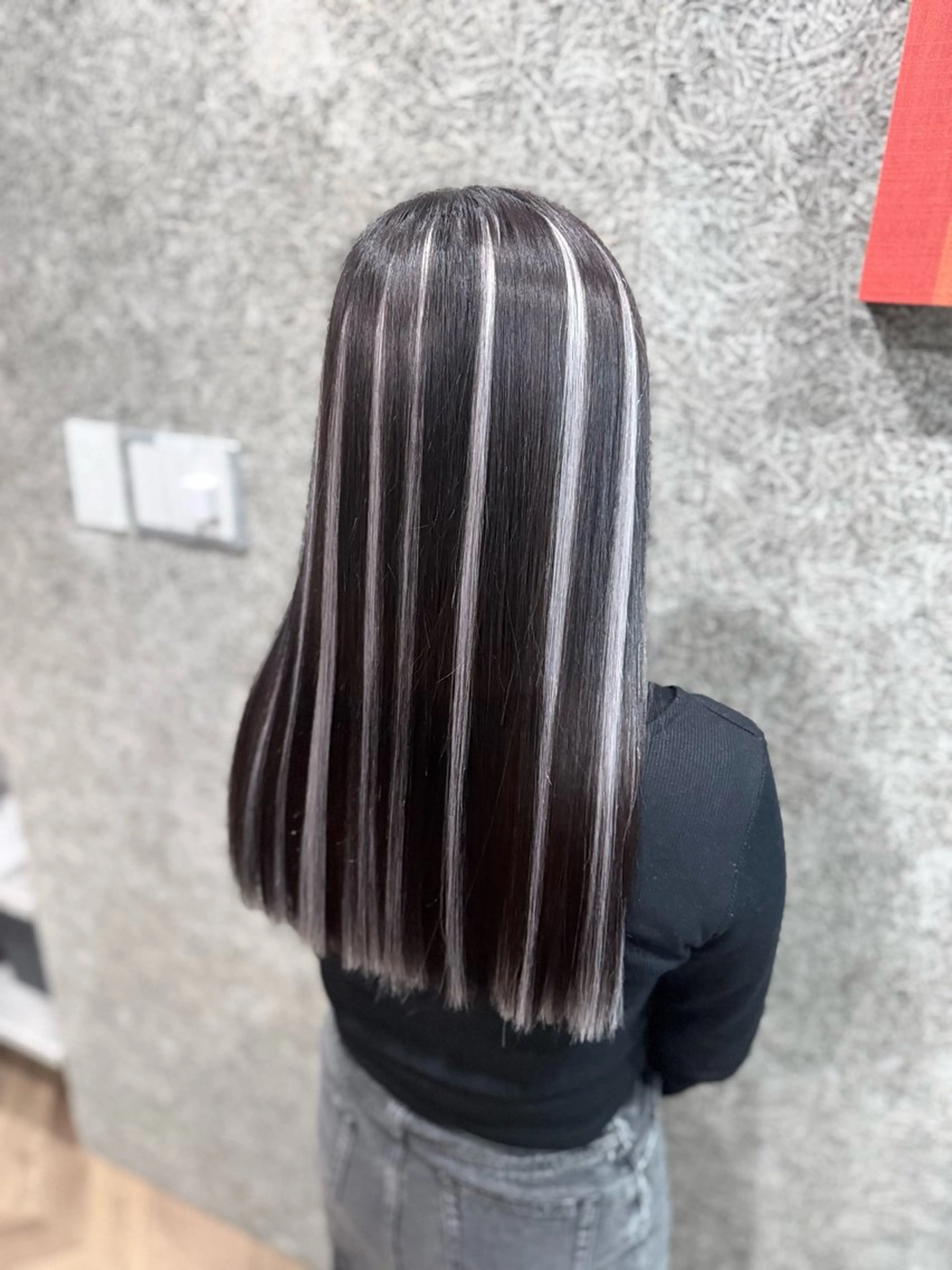 ロング エクステ ハイライト エクステ 🦋 misaki🦋のヘアスタイル