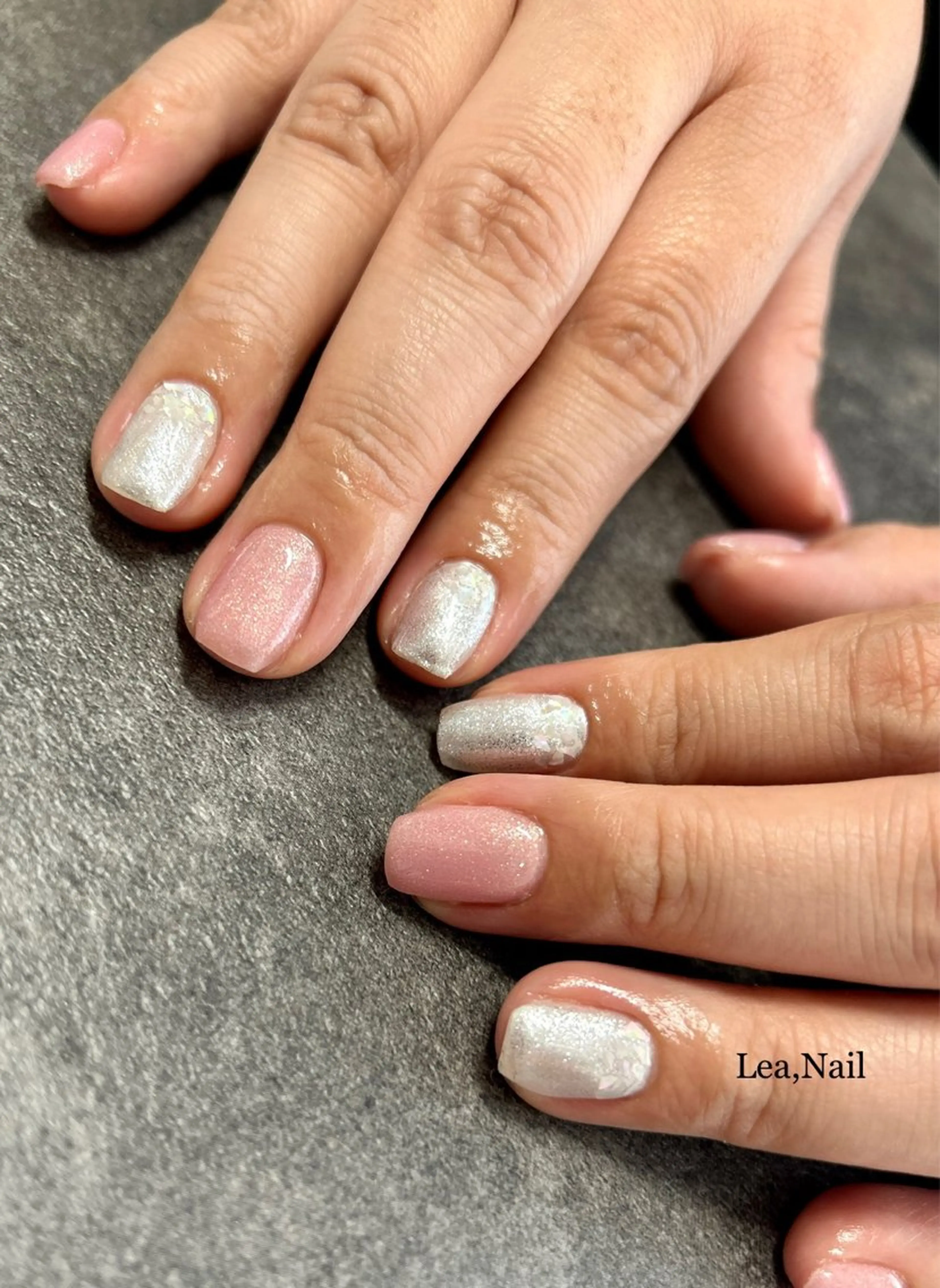 ネイル シンプルネイル ハンドネイル Lea,Nail所属・松橋 愛のネイルデザイン