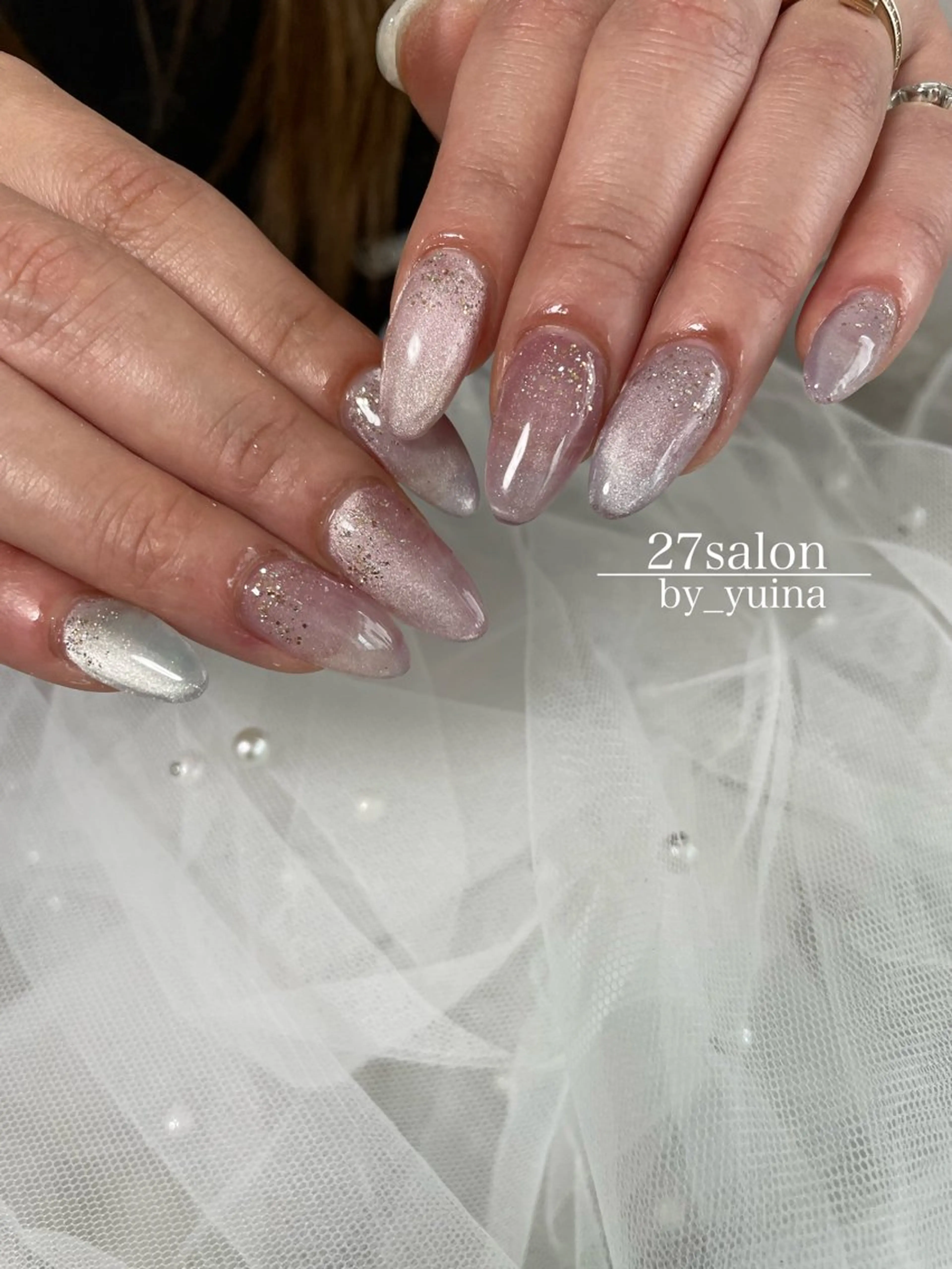 ネイル マグネットネイル 27salon yuinaのネイルデザイン