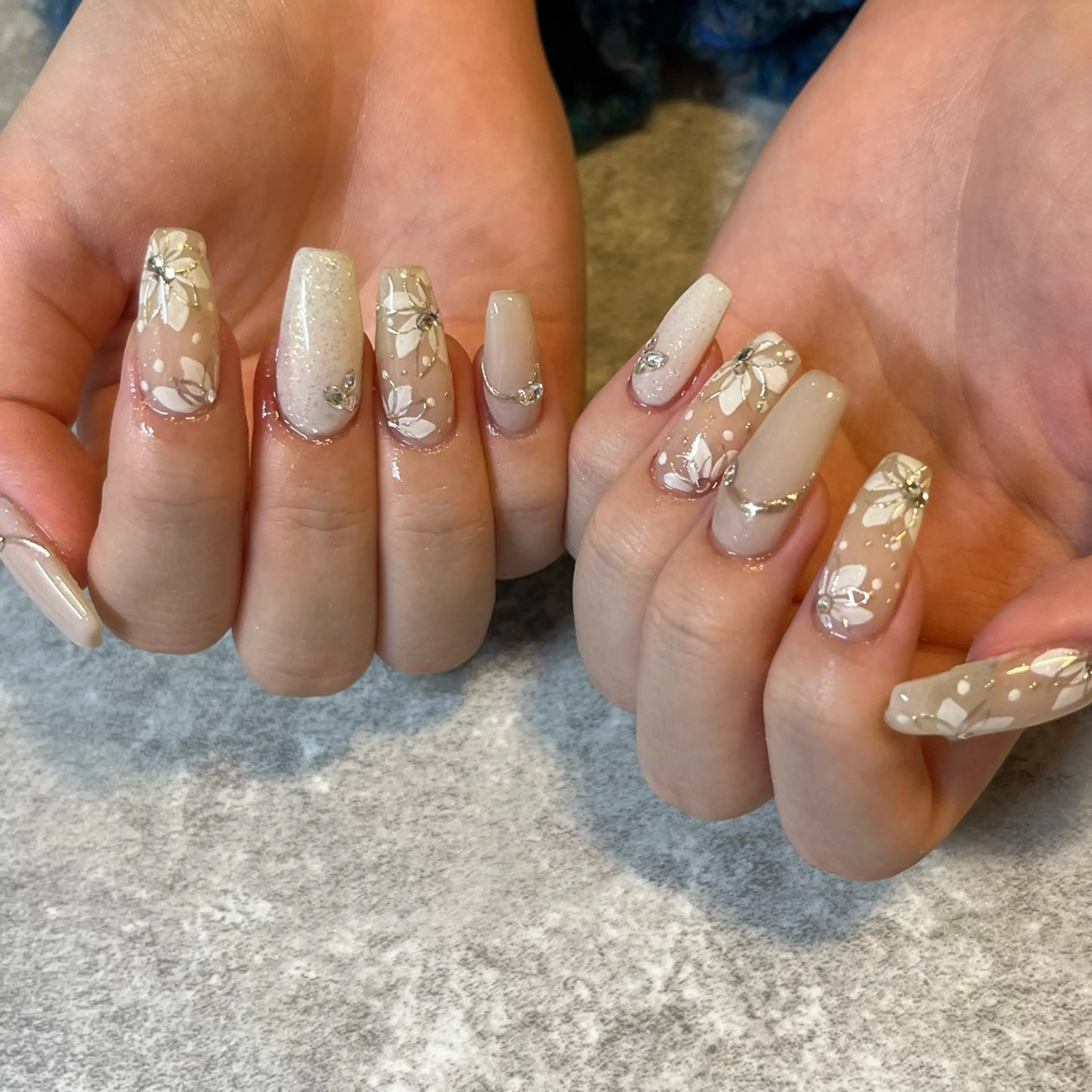 ネイル 成人式 ハンドネイル Lélia nail Himariのネイルデザイン