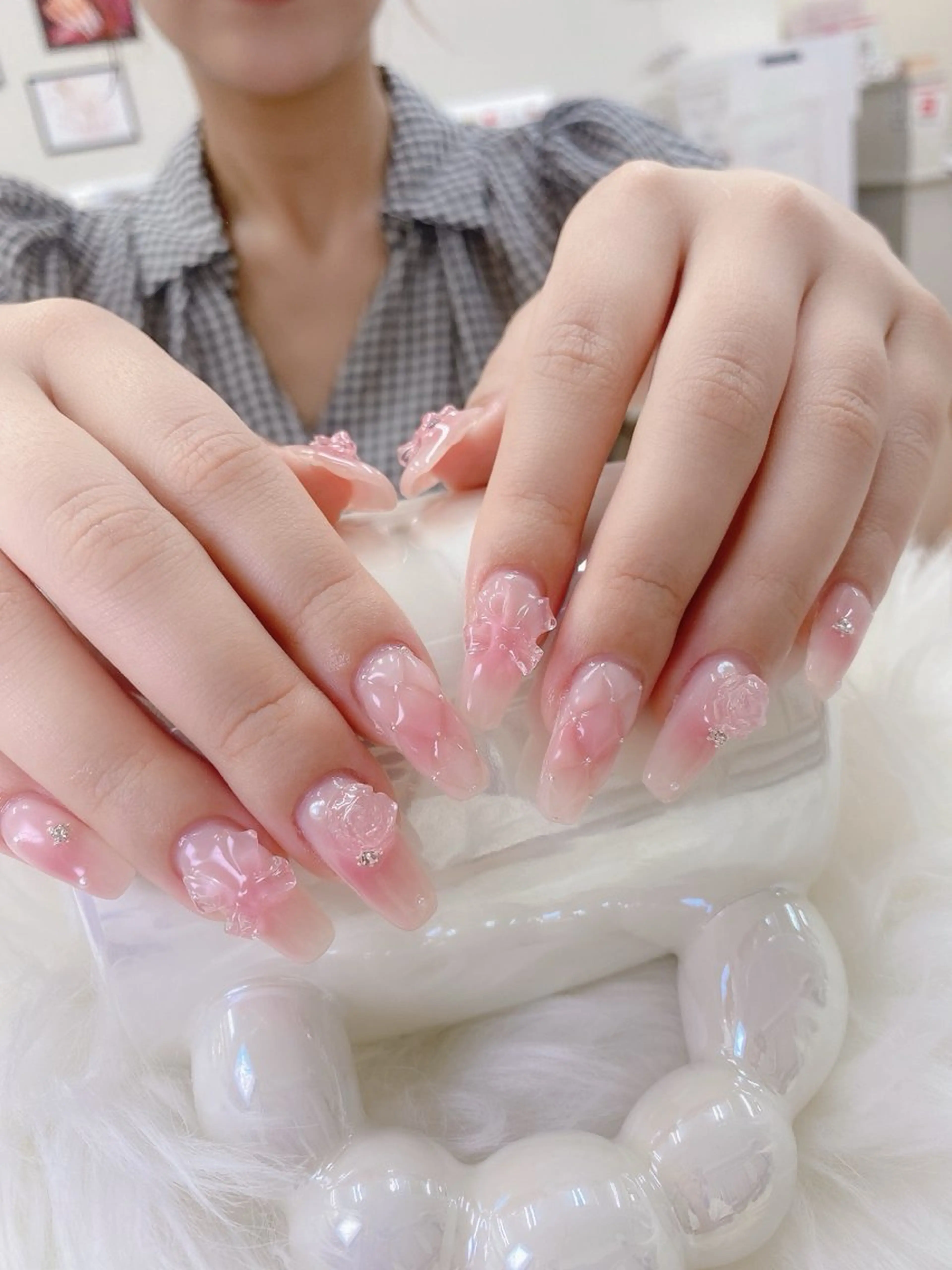 ネイル ハンドネイル ハンドケア Hara Nail 【パラジェル使用】のネイルデザイン