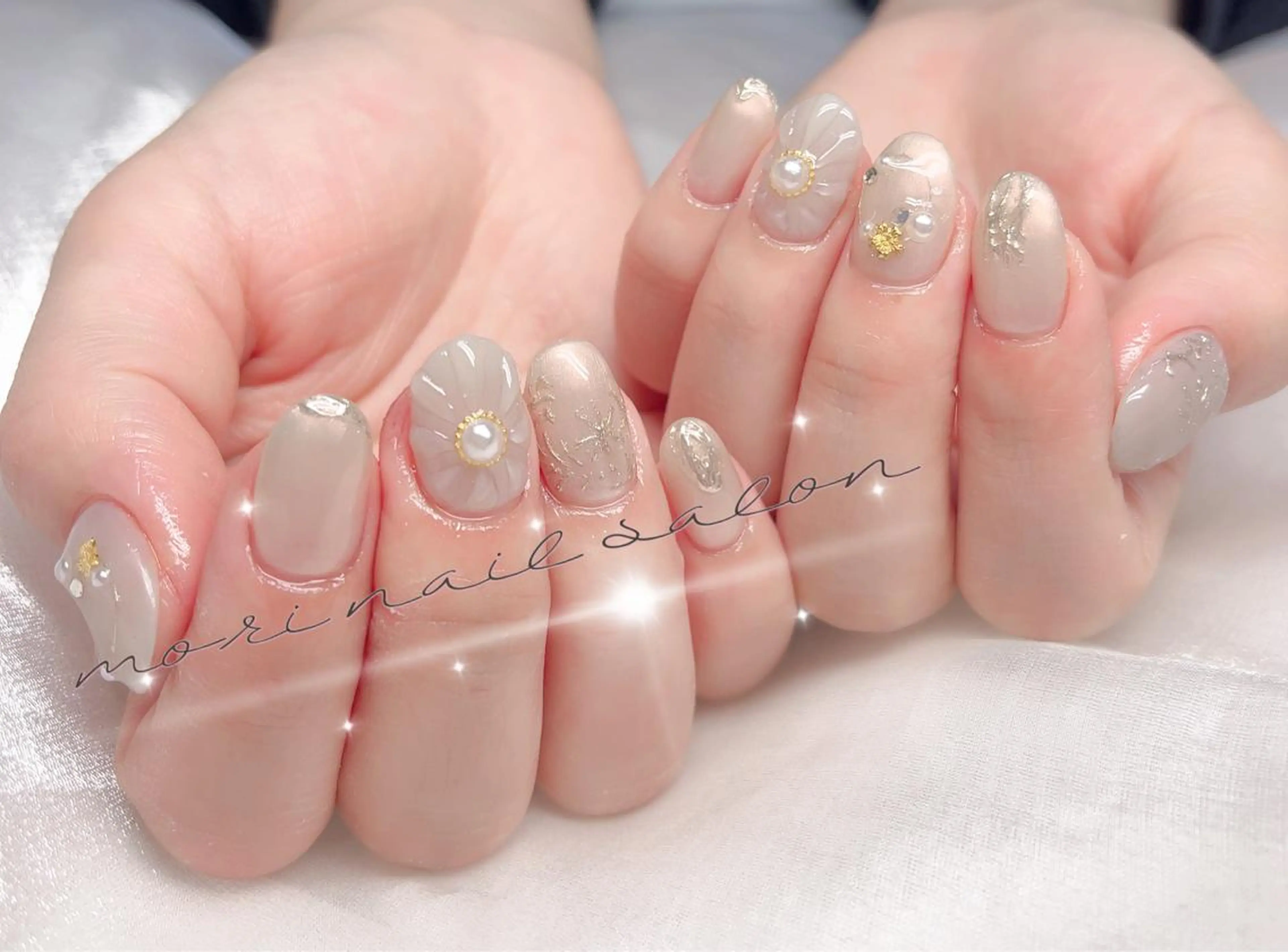 ネイル ハンドネイル 森 ネイルサロンのネイルデザイン