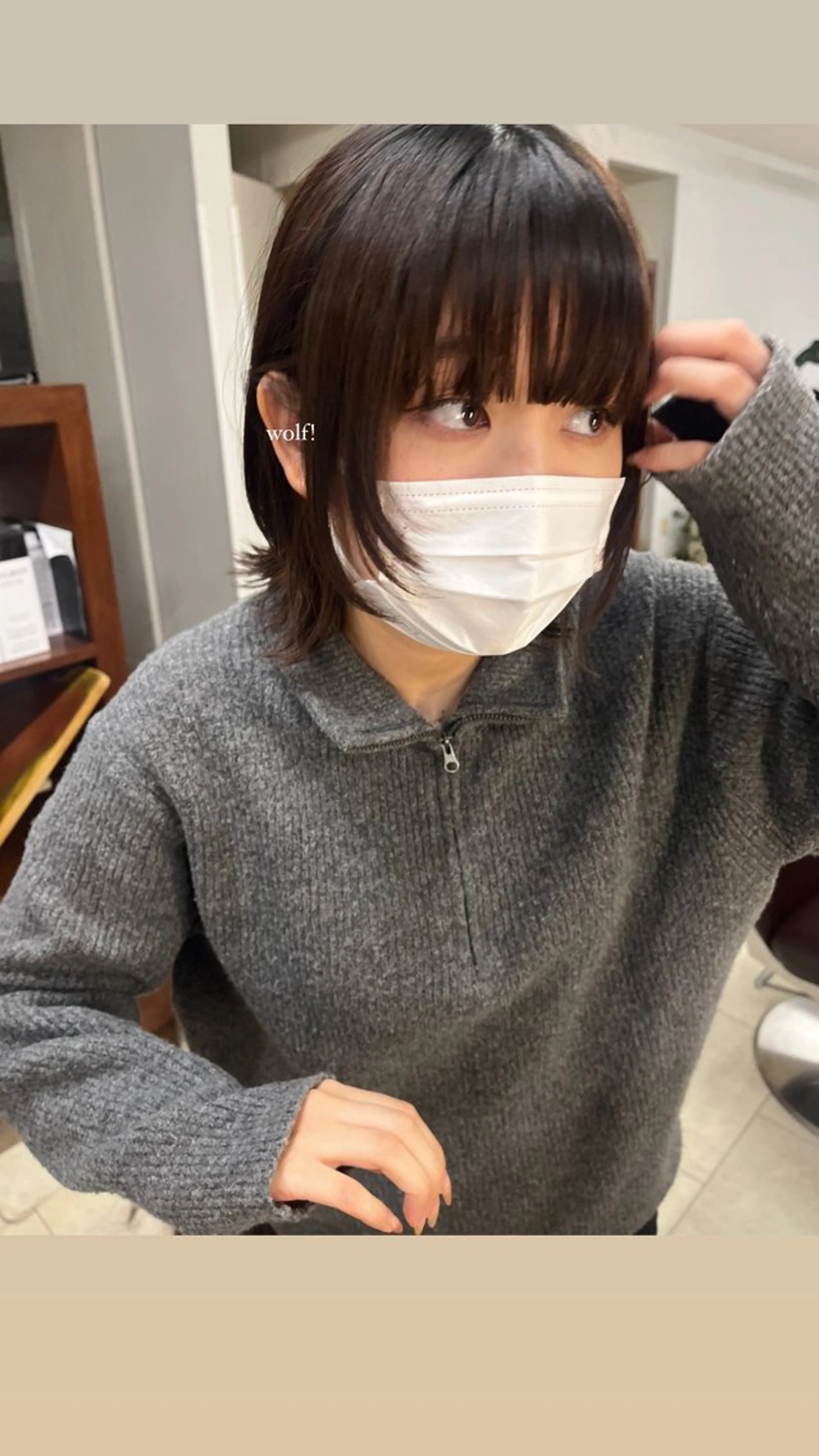 ショート ウルフカット kchiara所属・yura /レイヤーカットのヘアスタイル