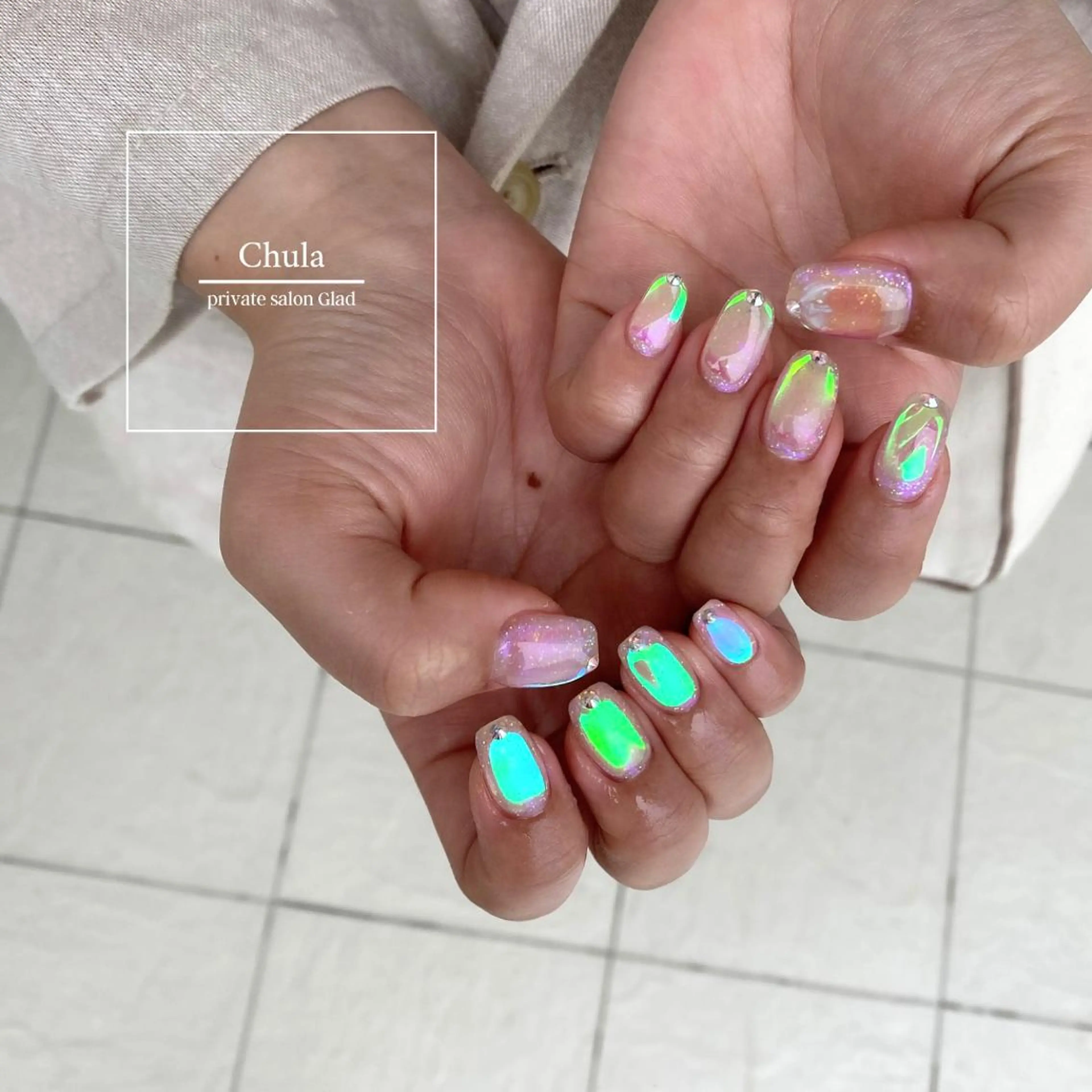 ネイル 氷ネイル・うるうるネイル chulanail所属・arisa .のエステ・リラクイメージ