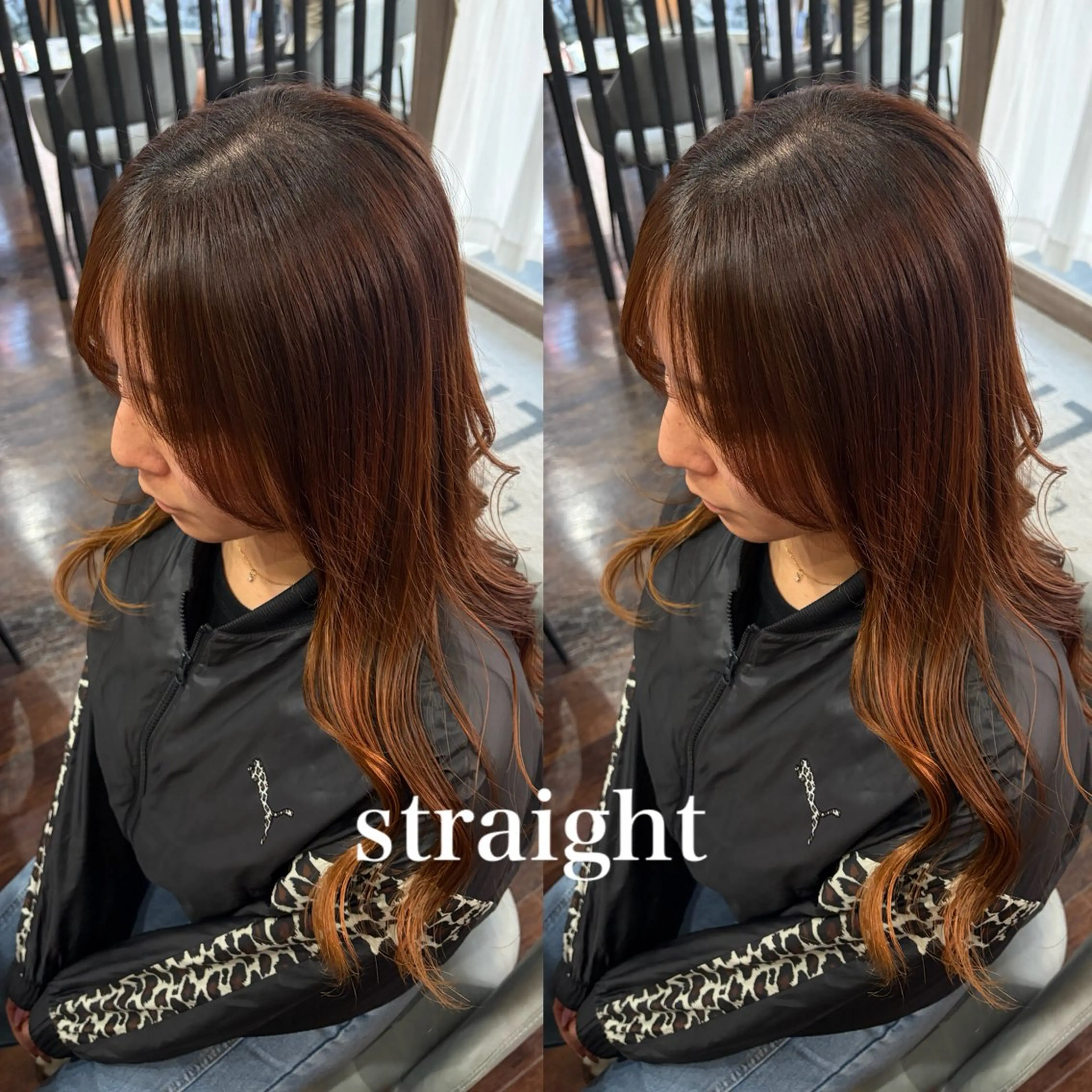 ロング 縮毛矯正 ルプラボウ/音々華 /髪質改善/暖色のヘアスタイル