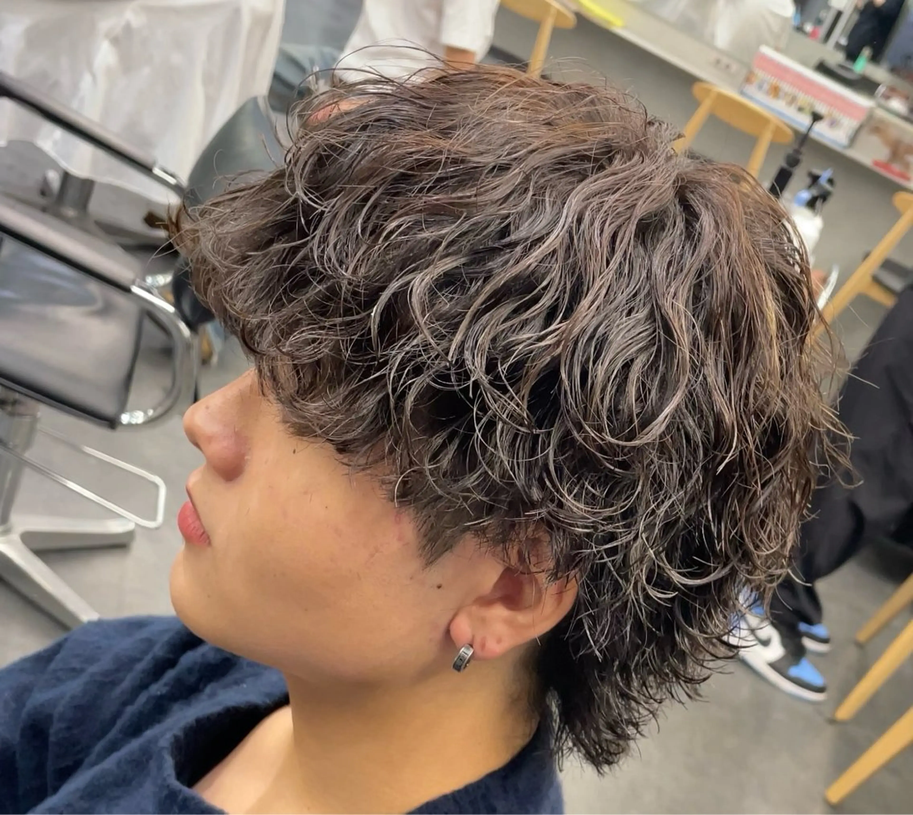 セミロング パーマ ヘアアレンジ メンズ fifth Tokyo所属・fifth 石川 凪のヘアスタイル