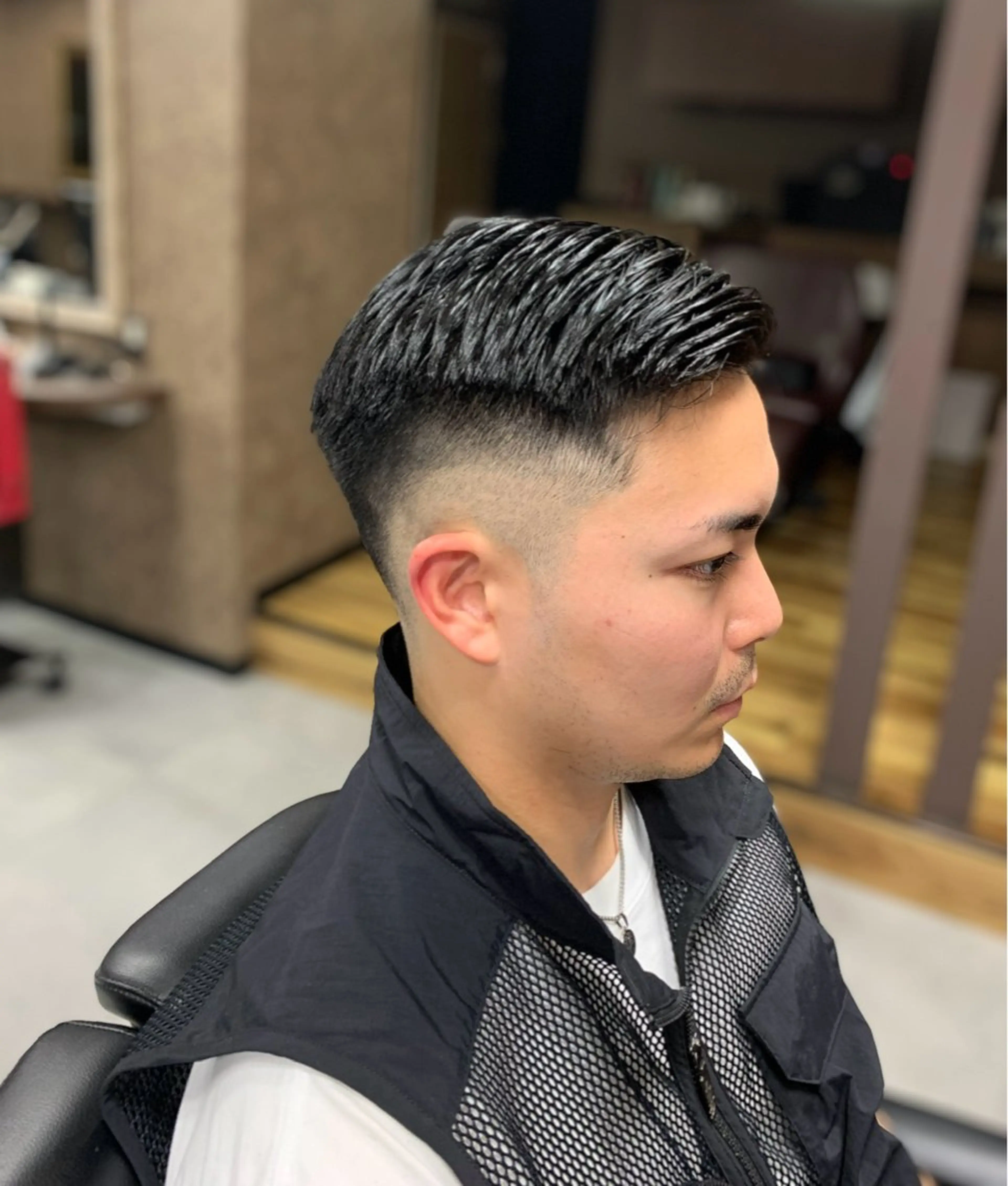 メンズ バーバーショップ涼桜新町店所属・田中大 パーマ/メンズカットのヘアスタイル