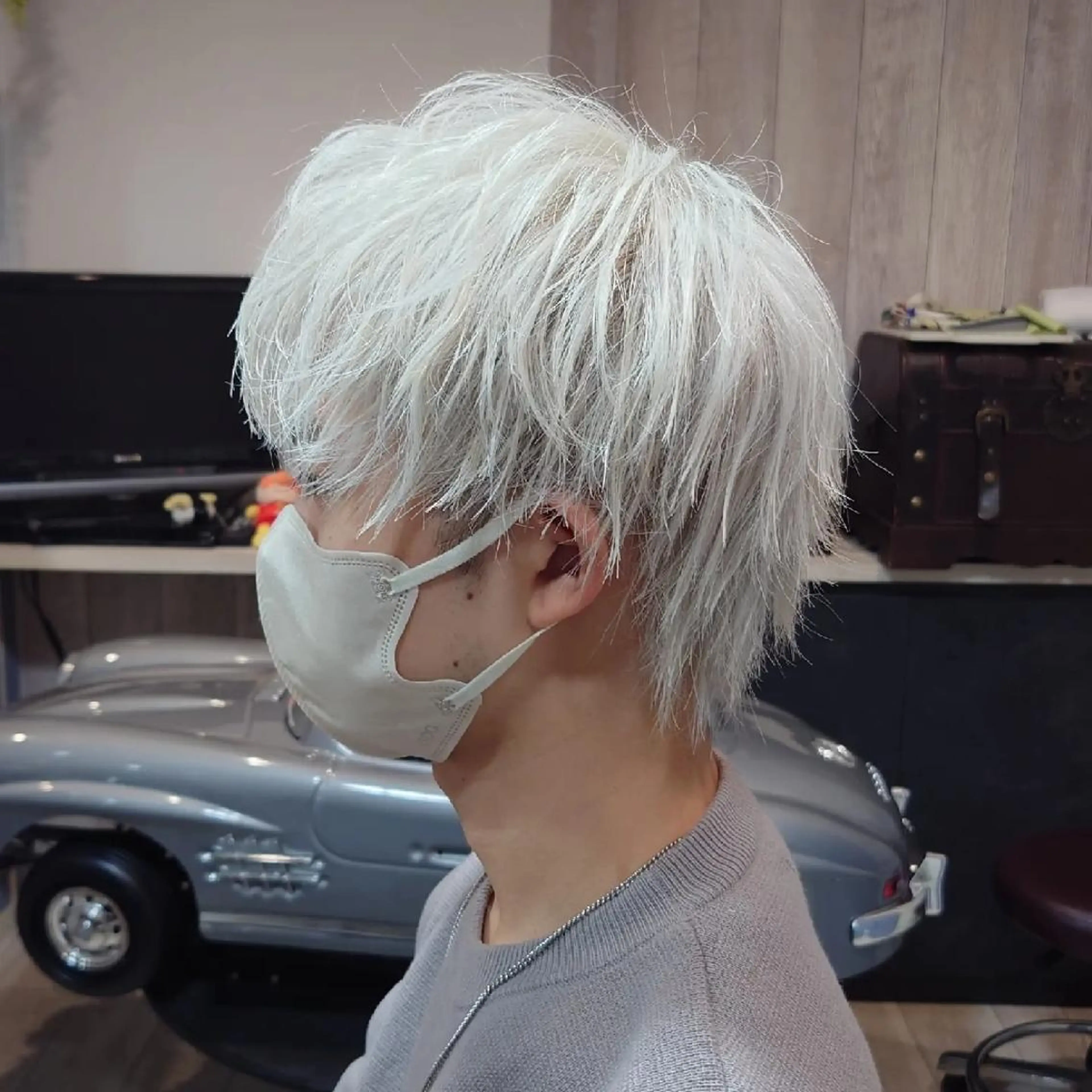 カラー メンズ F.hair salon所属・ハイトーン×髪質改善 🌈しゅんだい🌈のヘアスタイル