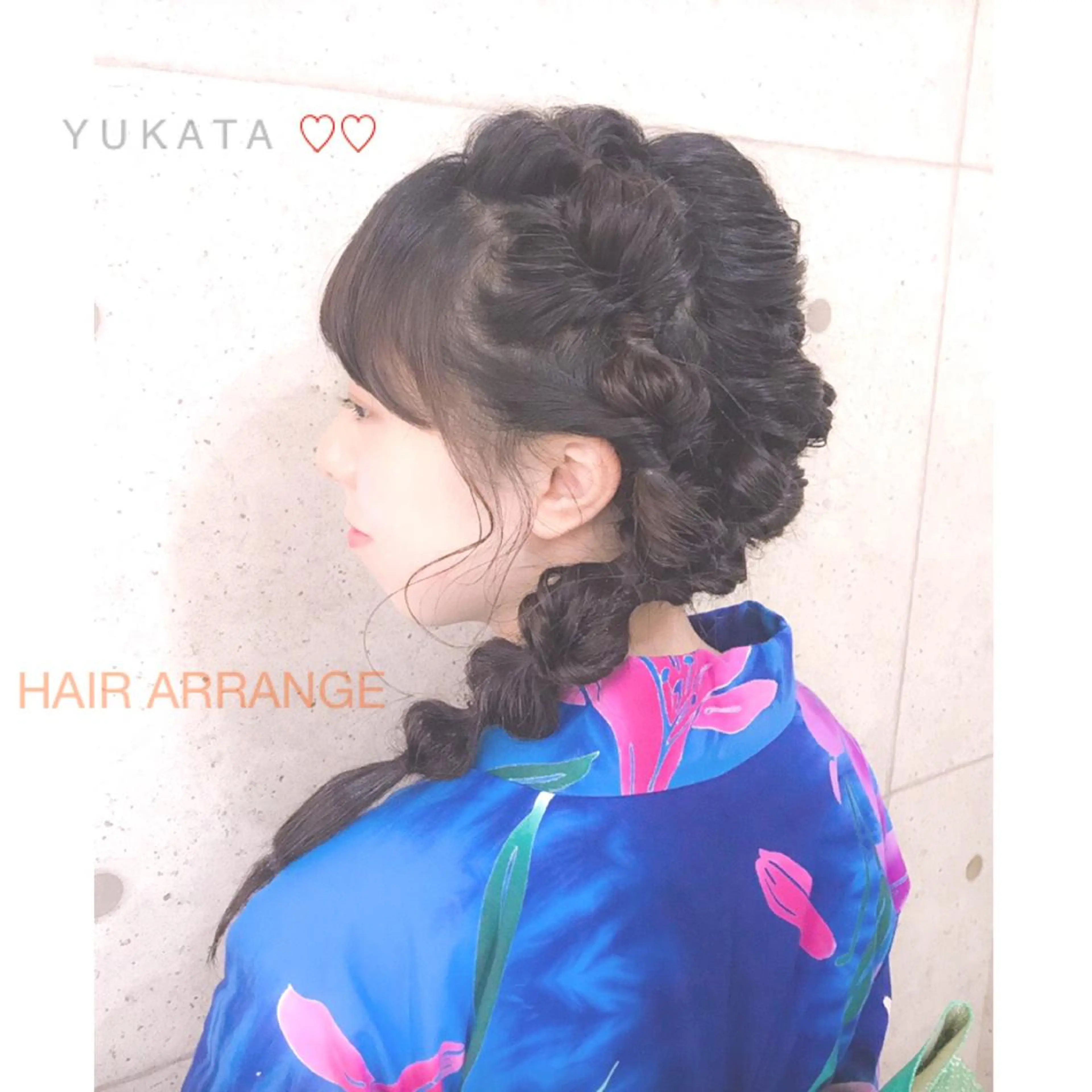 ロング ヘアアレンジ .. meiのヘアスタイル