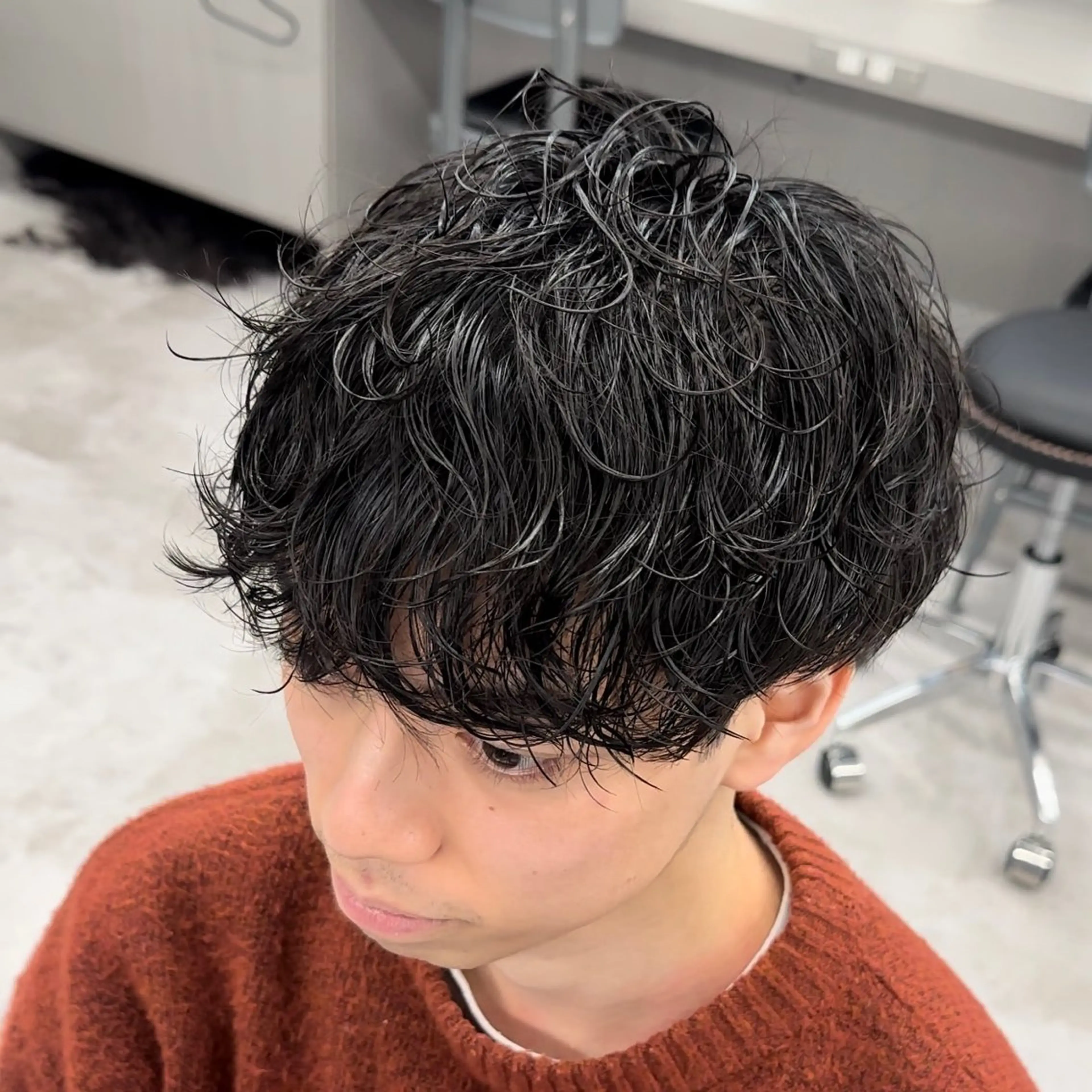メンズ カット パーマ 🎖️似合わせメンズ パーマ🎖️カネキのヘアスタイル