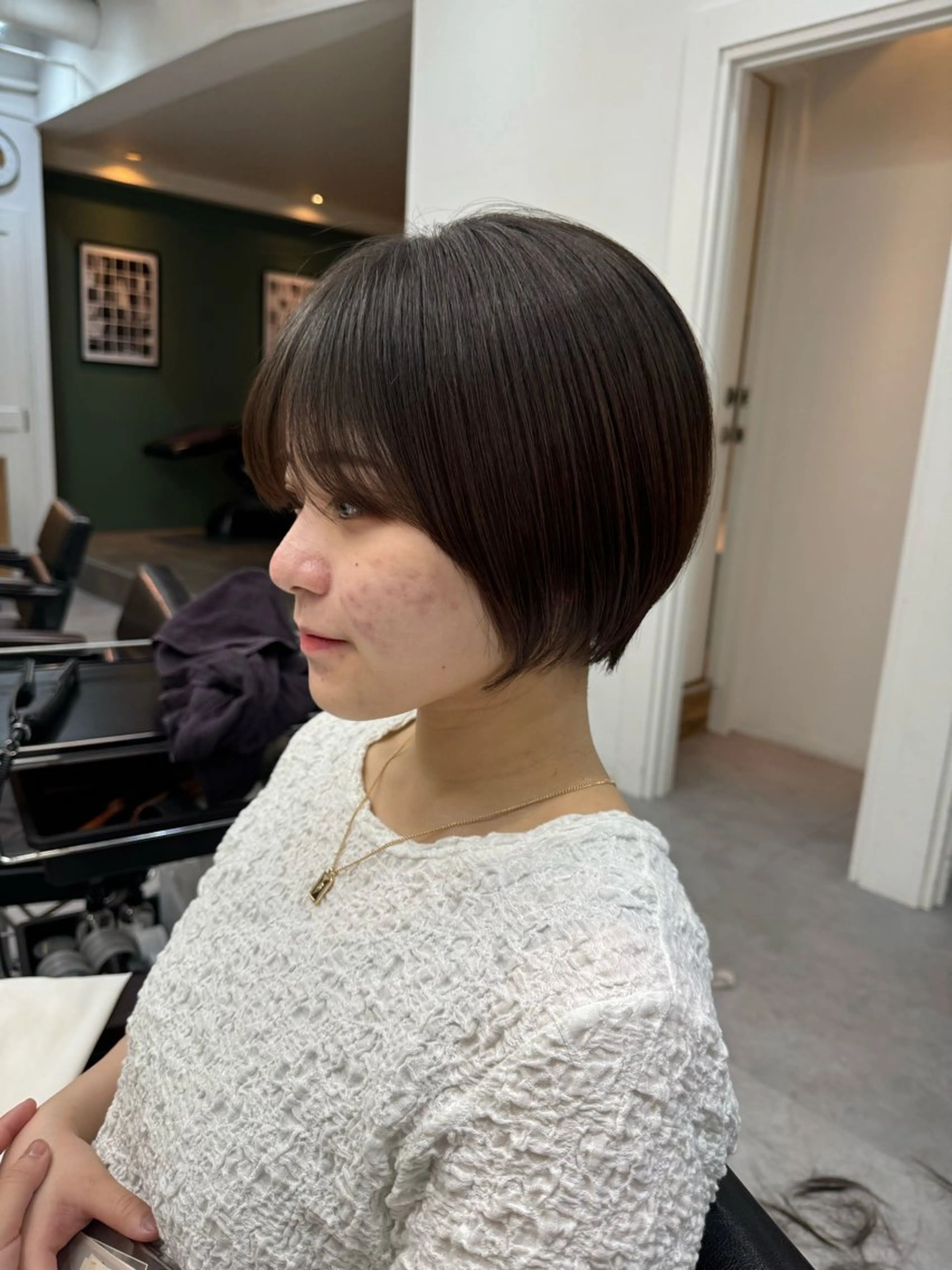 ショート ショートヘア シャドウパーマ/ 波巻パーマYu-Kiのヘアスタイル