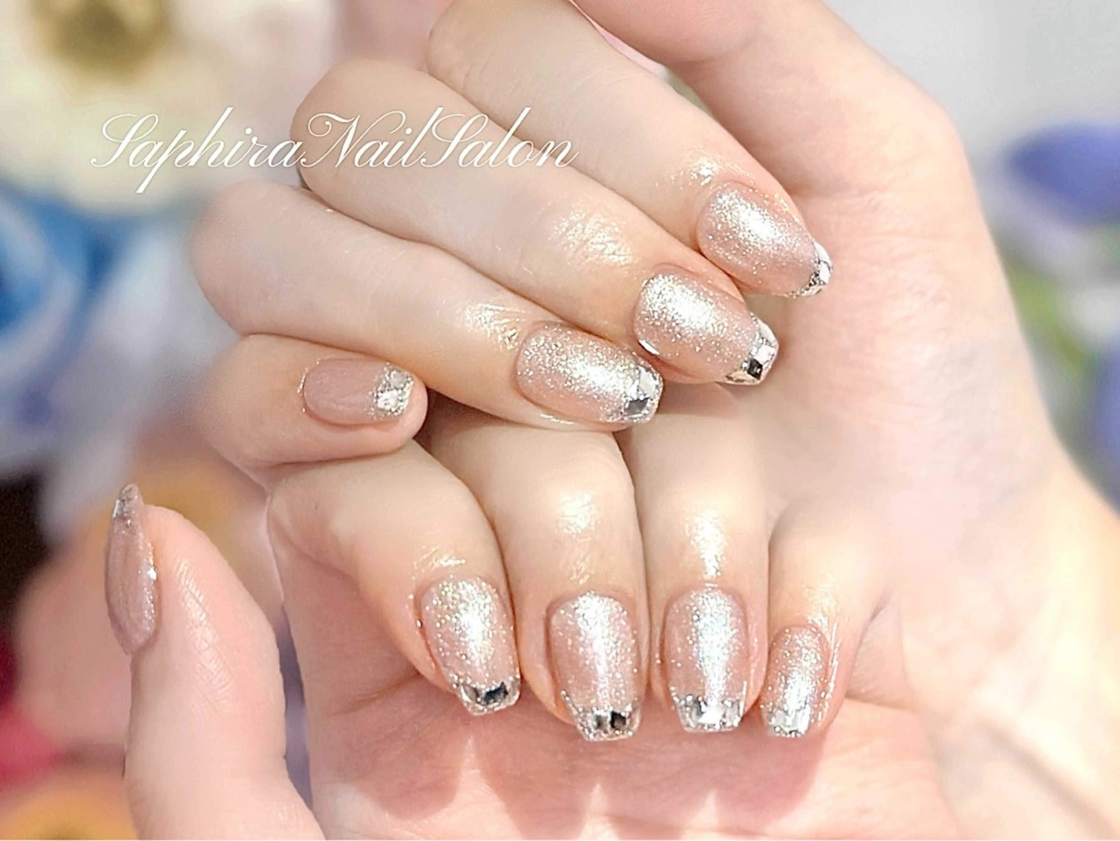 カラー ハンドネイル Saphiraネイル サロン錦糸町のネイルデザイン