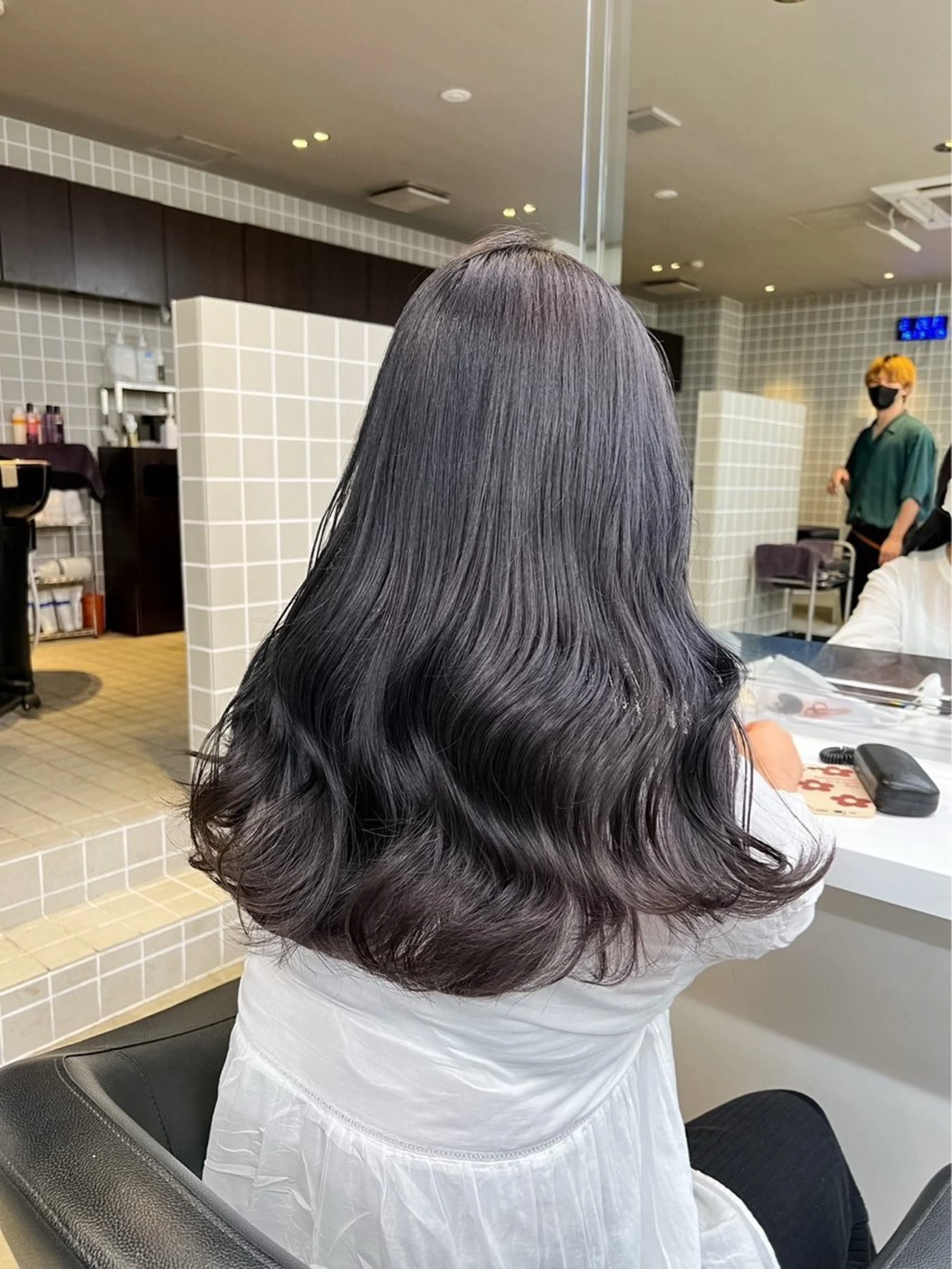 💞就活生おすすめ💞透明感暗髪カラー➕最強ケア3step treatment🌟🩷の写真