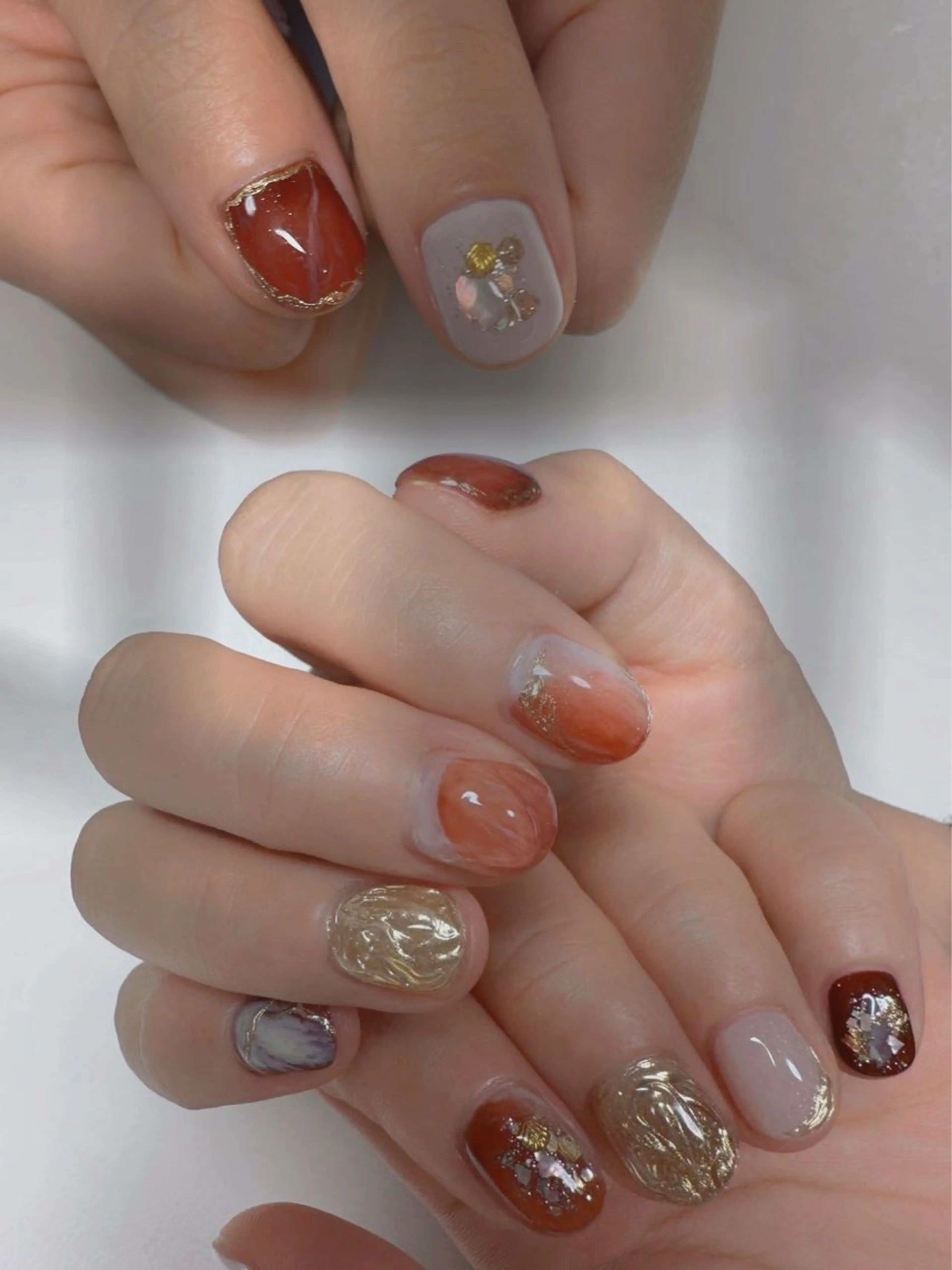 ネイル ハンドネイル 👍thumbs up nail👍のネイルデザイン