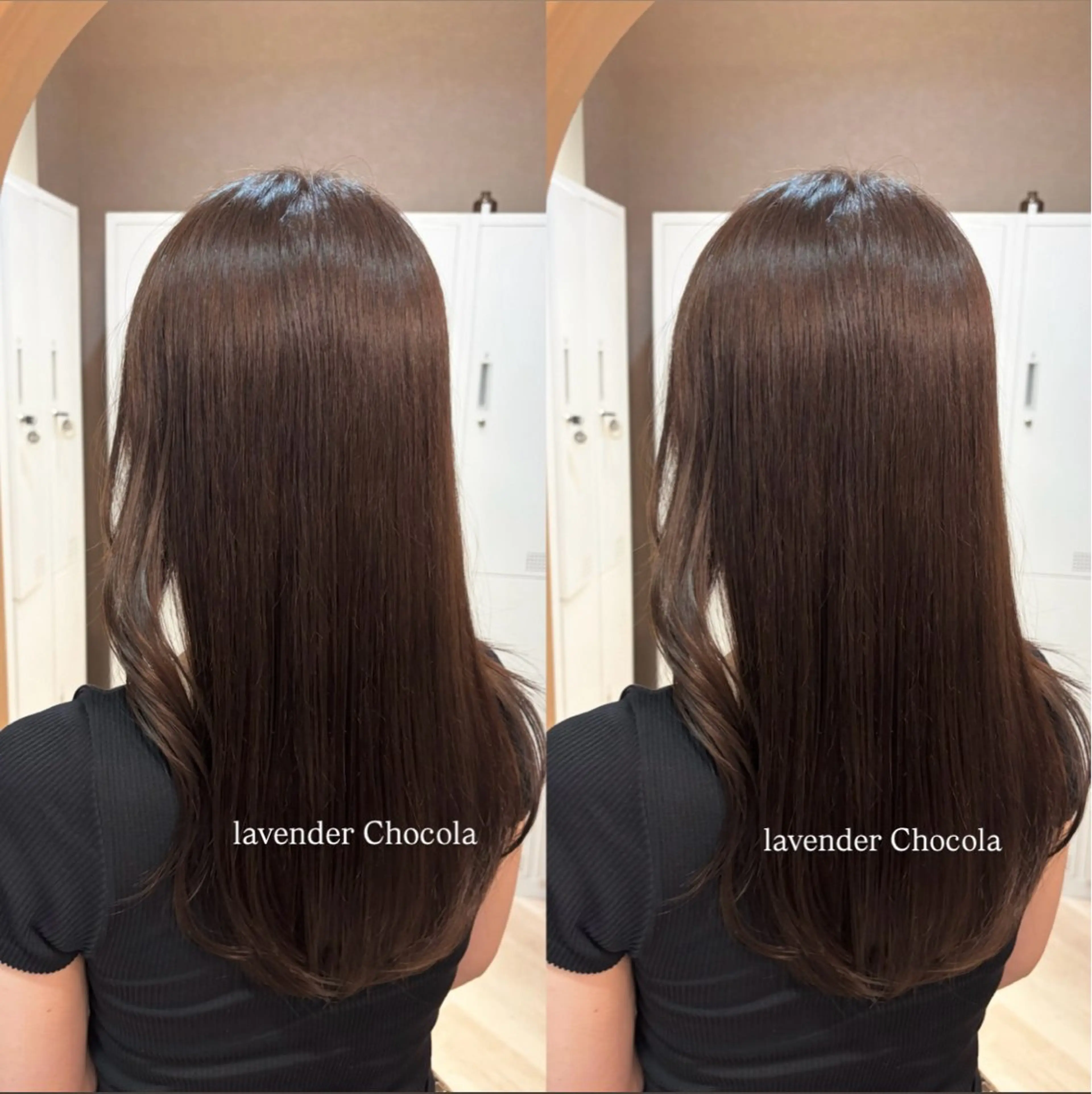 ロング ヘアカラー トリートメント 透明感カラー🤎/ ツヤカラー/さくらのヘアスタイル