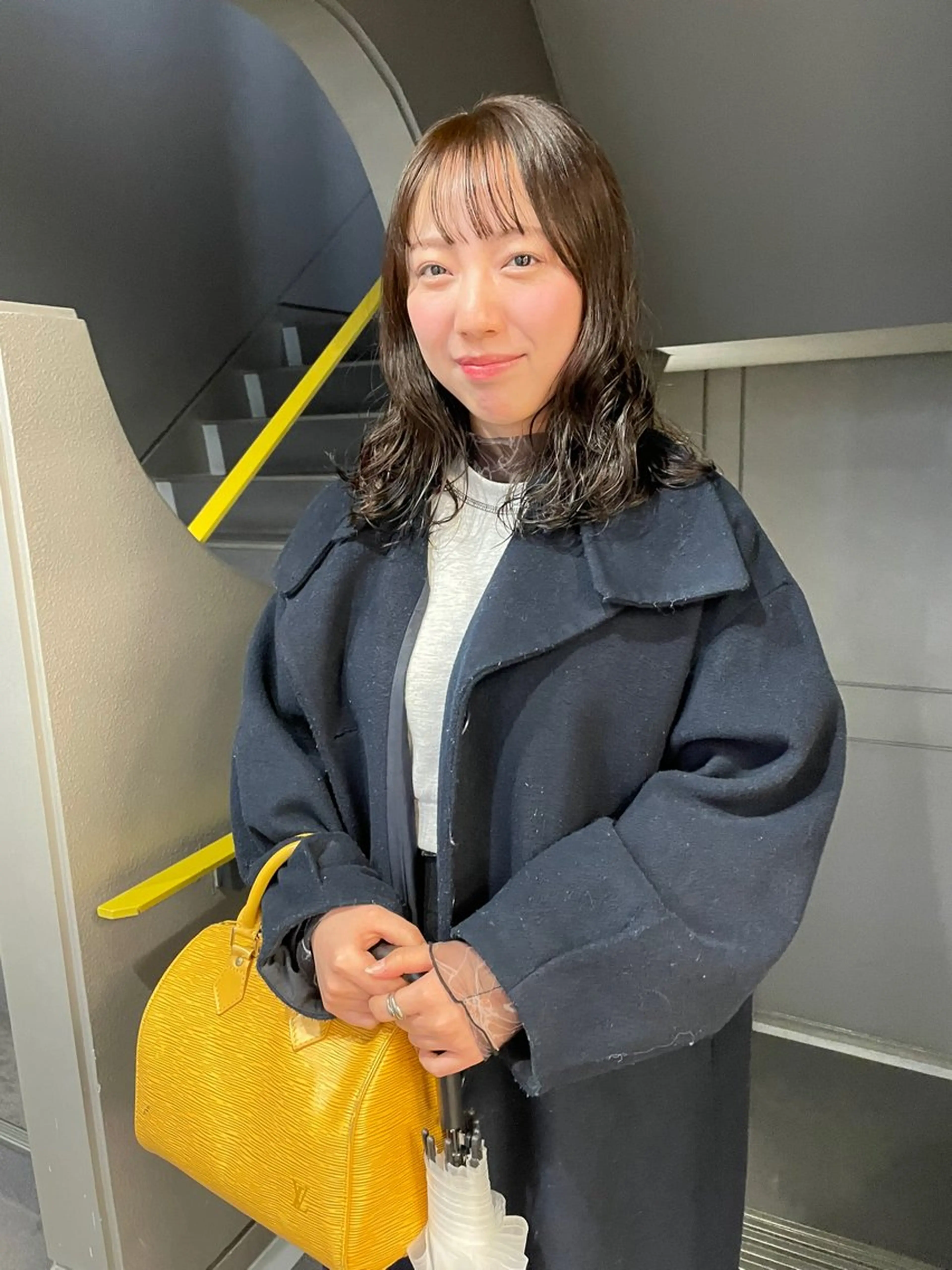 ミディアム パーマ pole所属・【pole】 minaのヘアスタイル