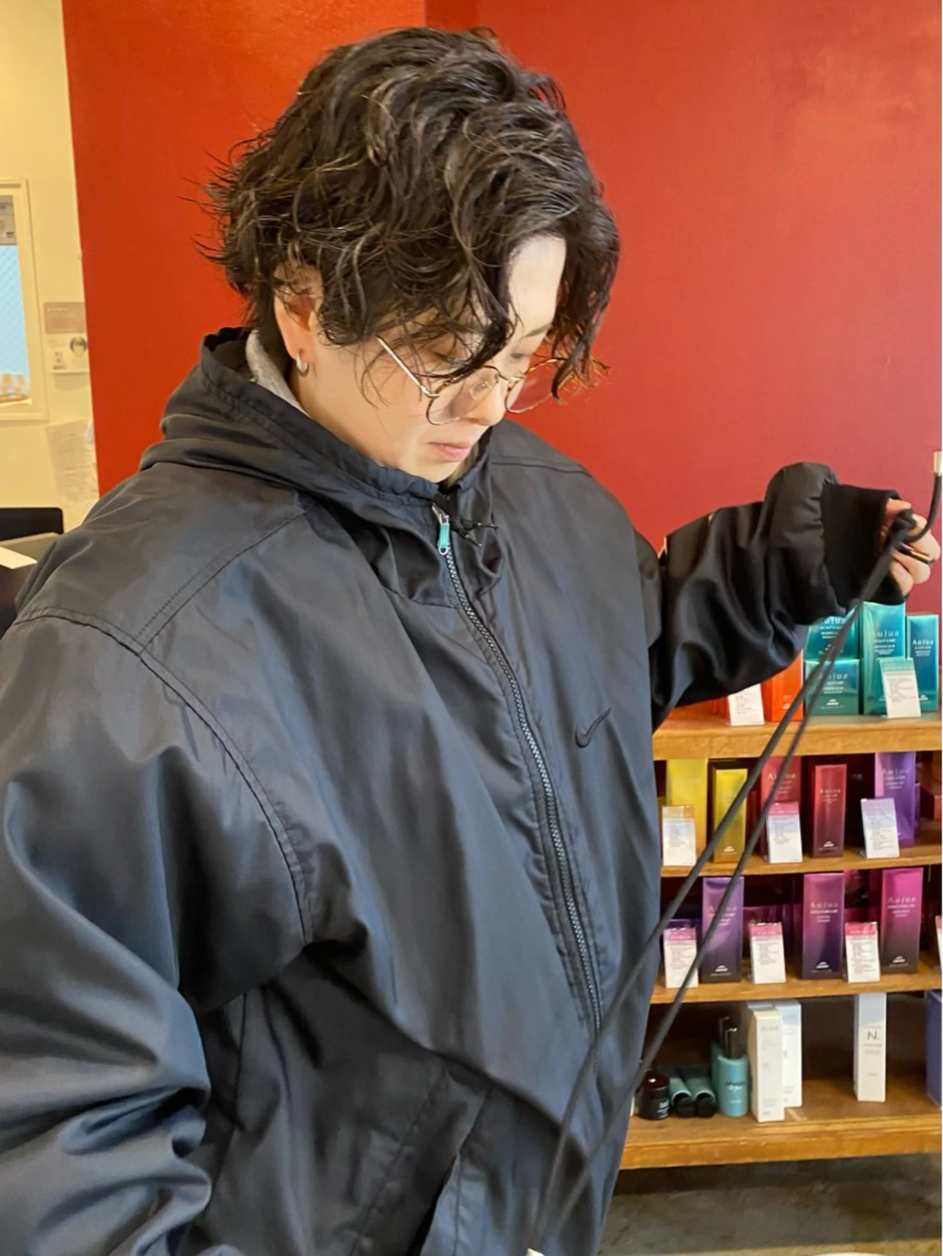 ショート パーマ 縮毛矯正 小日向 沙織のヘアスタイル