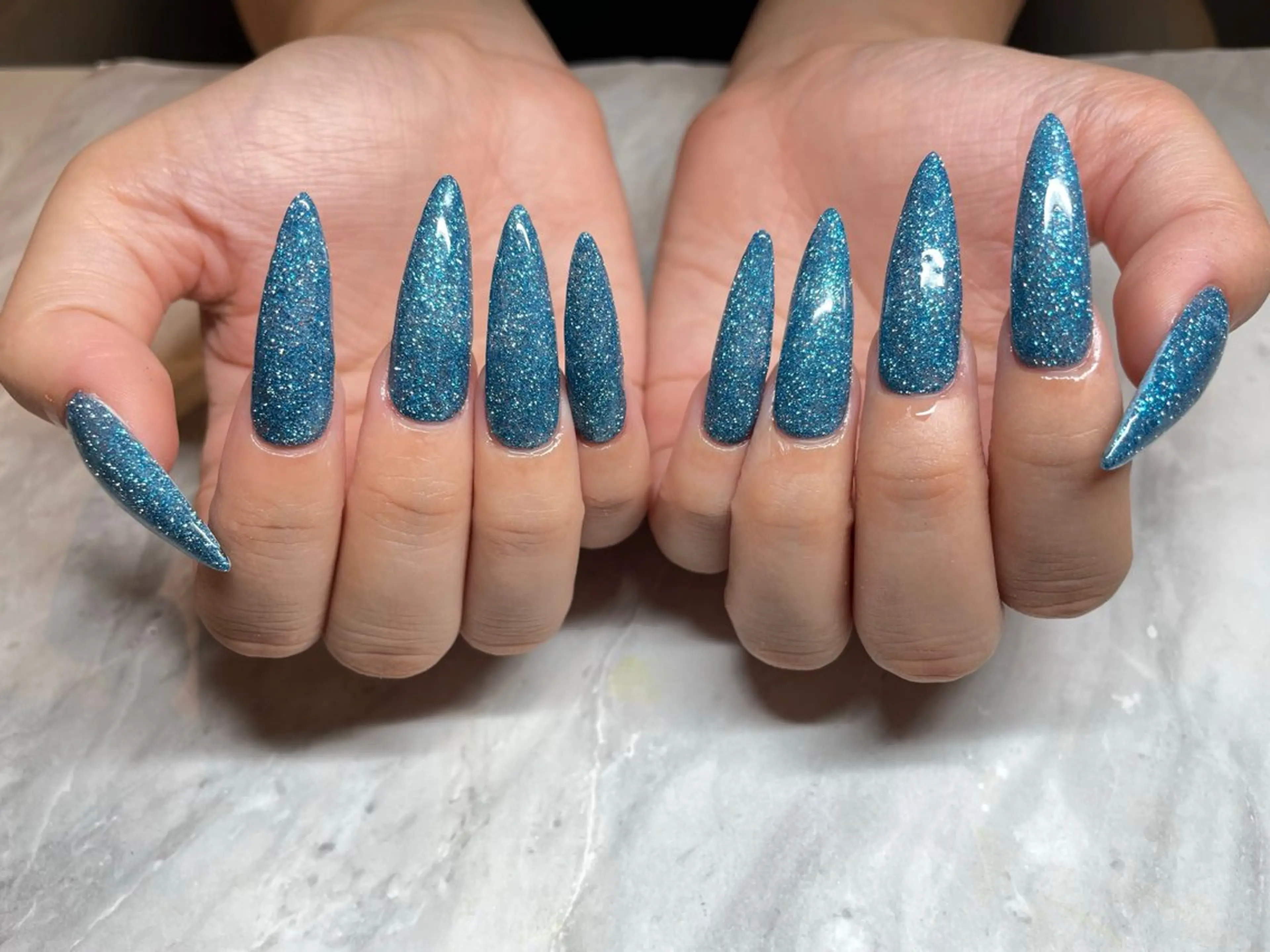 ネイル クリアネイル ワンカラーネイル スカルプネイル joieange MEGUMIのネイルデザイン