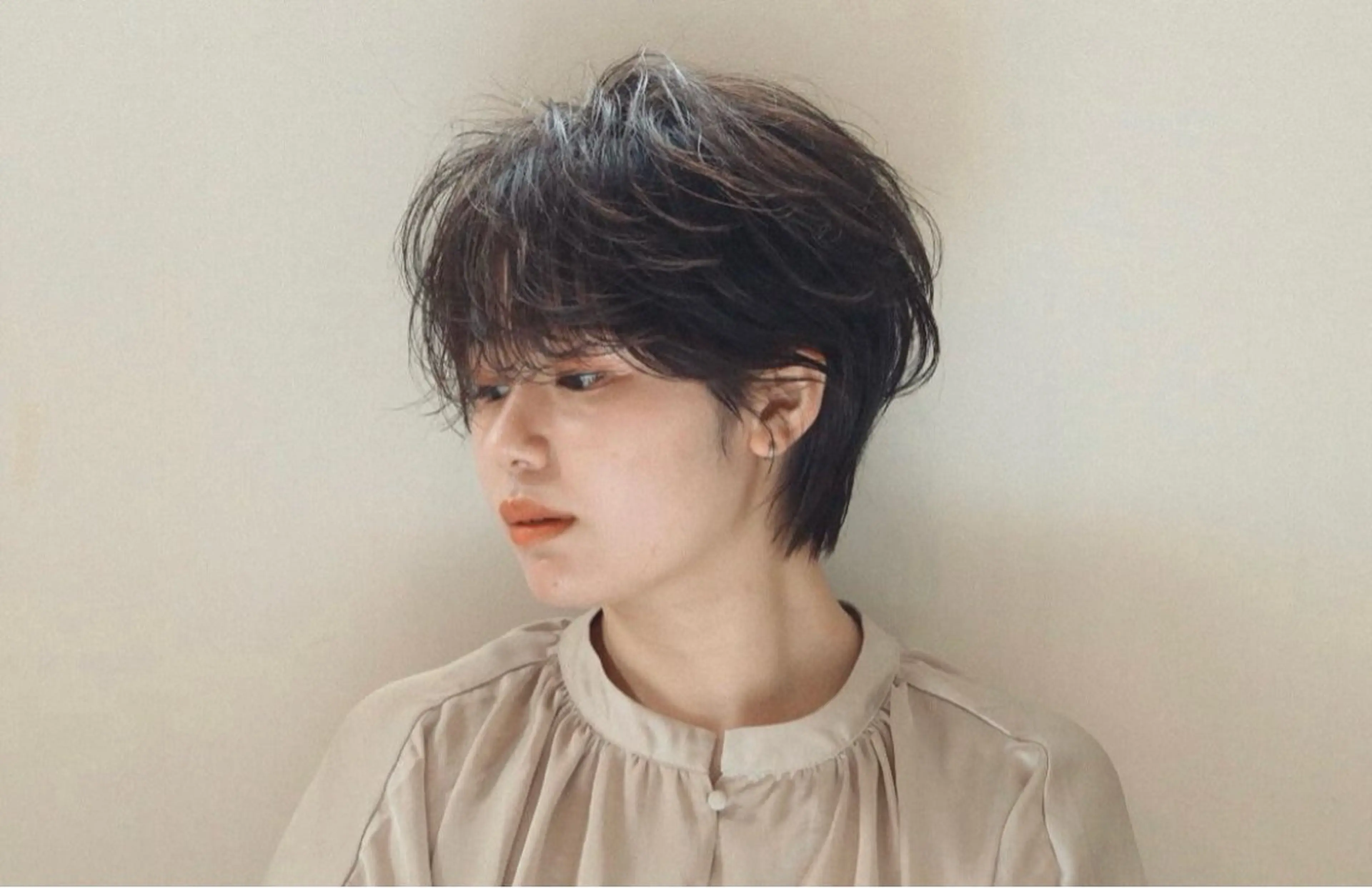 ショート パーマ 上福大翔 【美髪縮毛矯正】のヘアスタイル