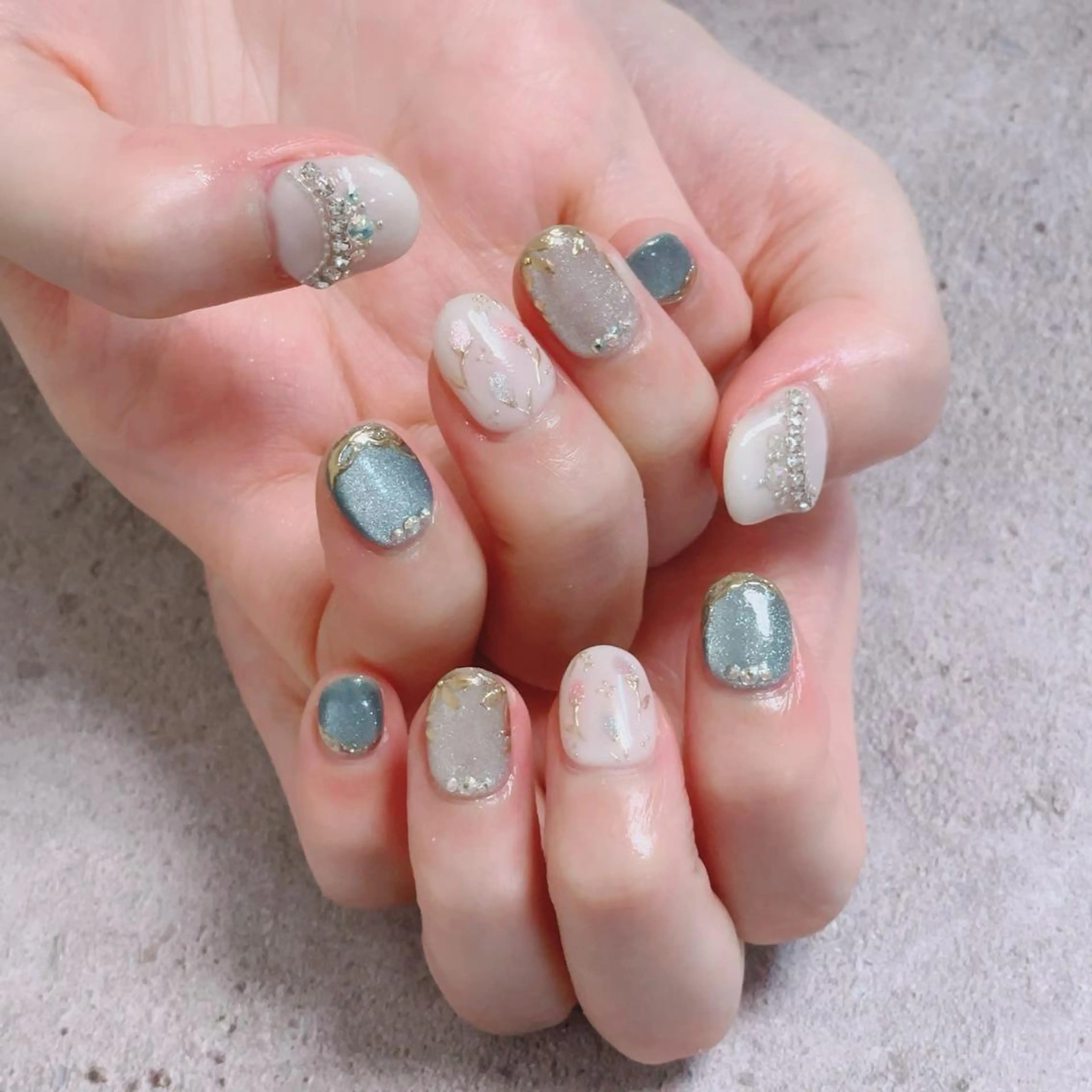 ネイル ハンドネイル 🩵Yun nail Salon 🩵のネイルデザイン