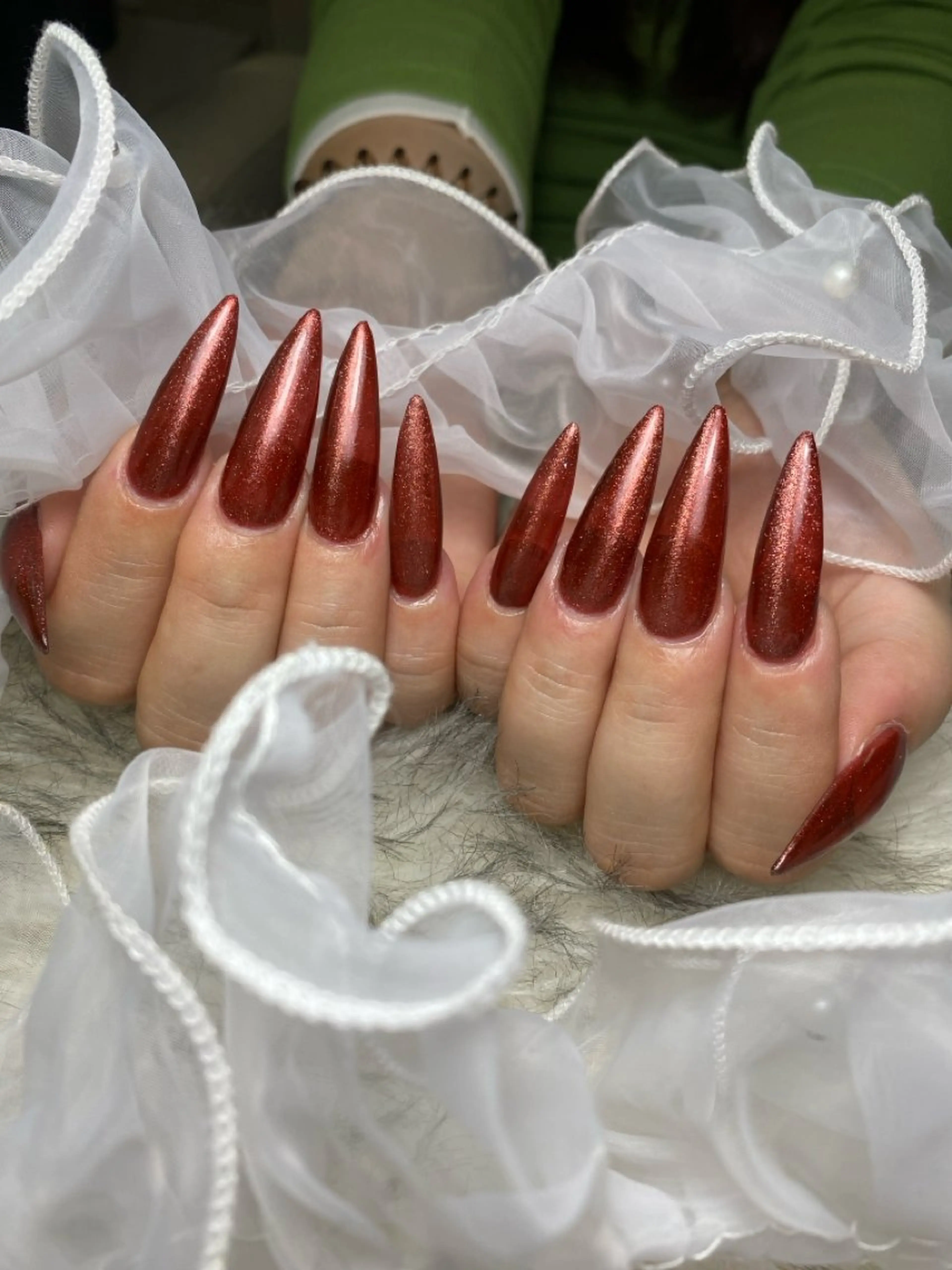 【ハンド】アプレ10本➕2本つけ放題🌙『他ワンカラーorラメグラ』《オフなし》🍐の写真