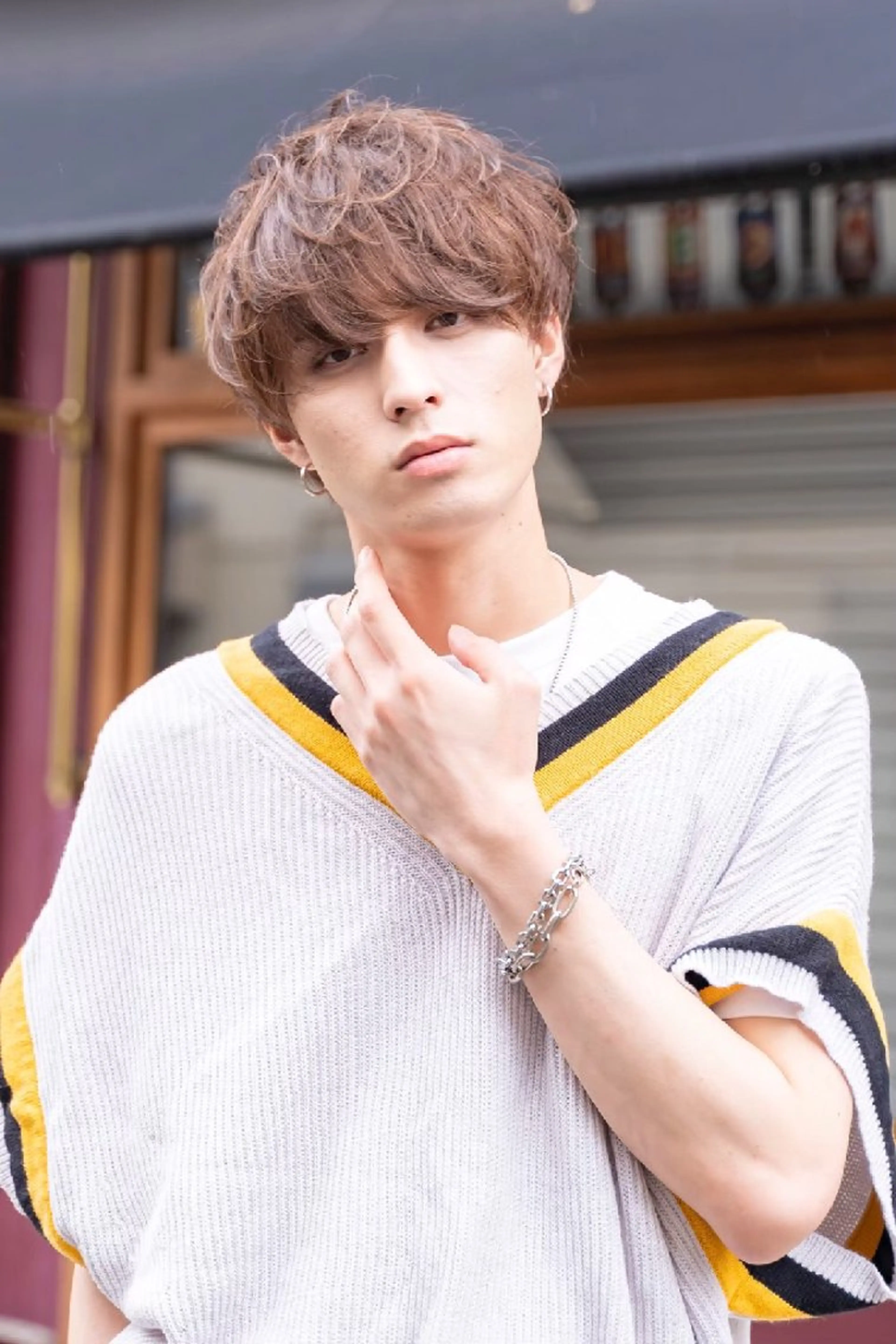 ショート カラー パーマ メンズ ヘアアレンジ カット パーマ トリートメント 【韓国ヘア】 人気No.1/ユウキのヘアスタイル