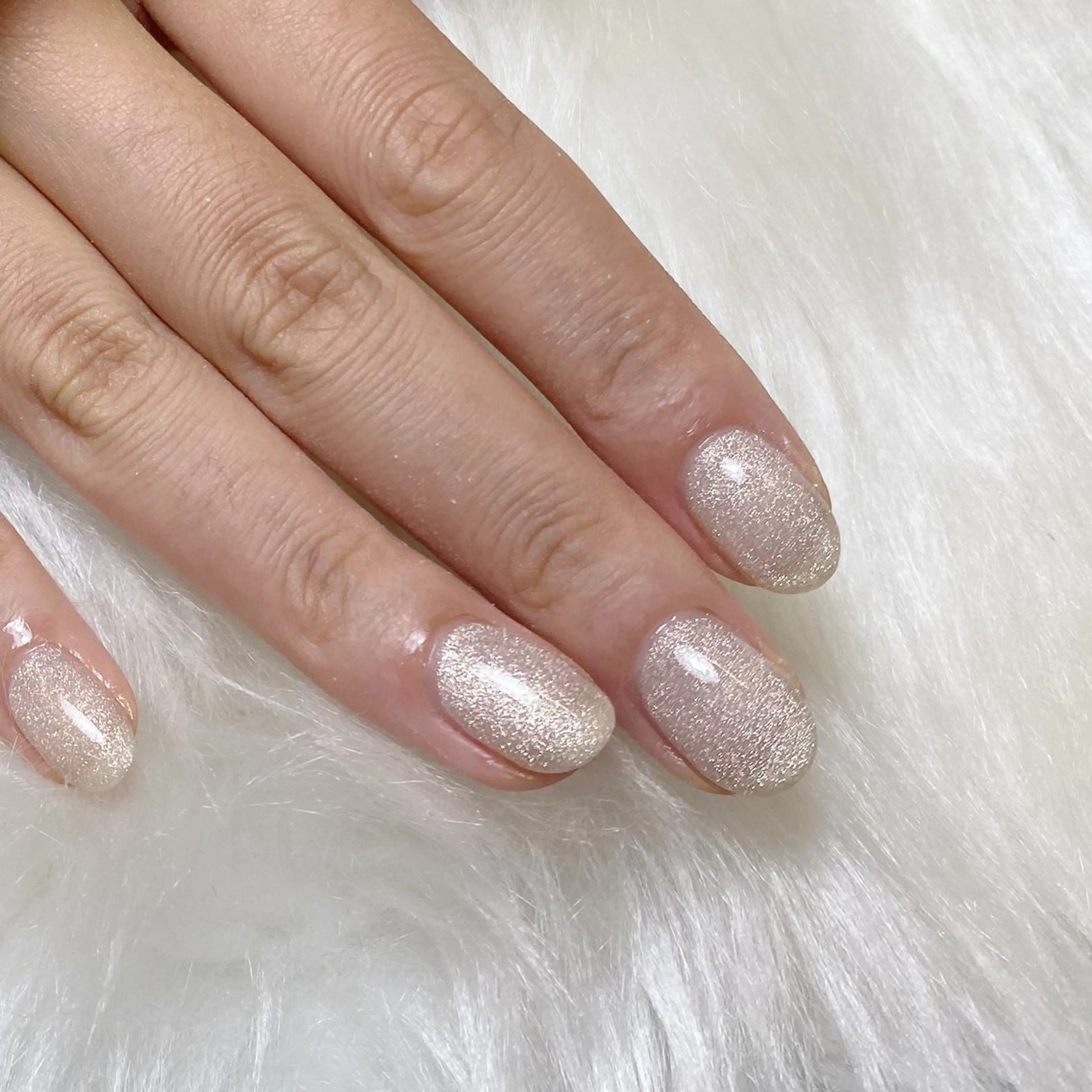 ネイル ブルー 長さ出し フラッシュネイル フットネイル フレンチネイル ハンドネイル fein. miku🎀🍼のネイルデザイン