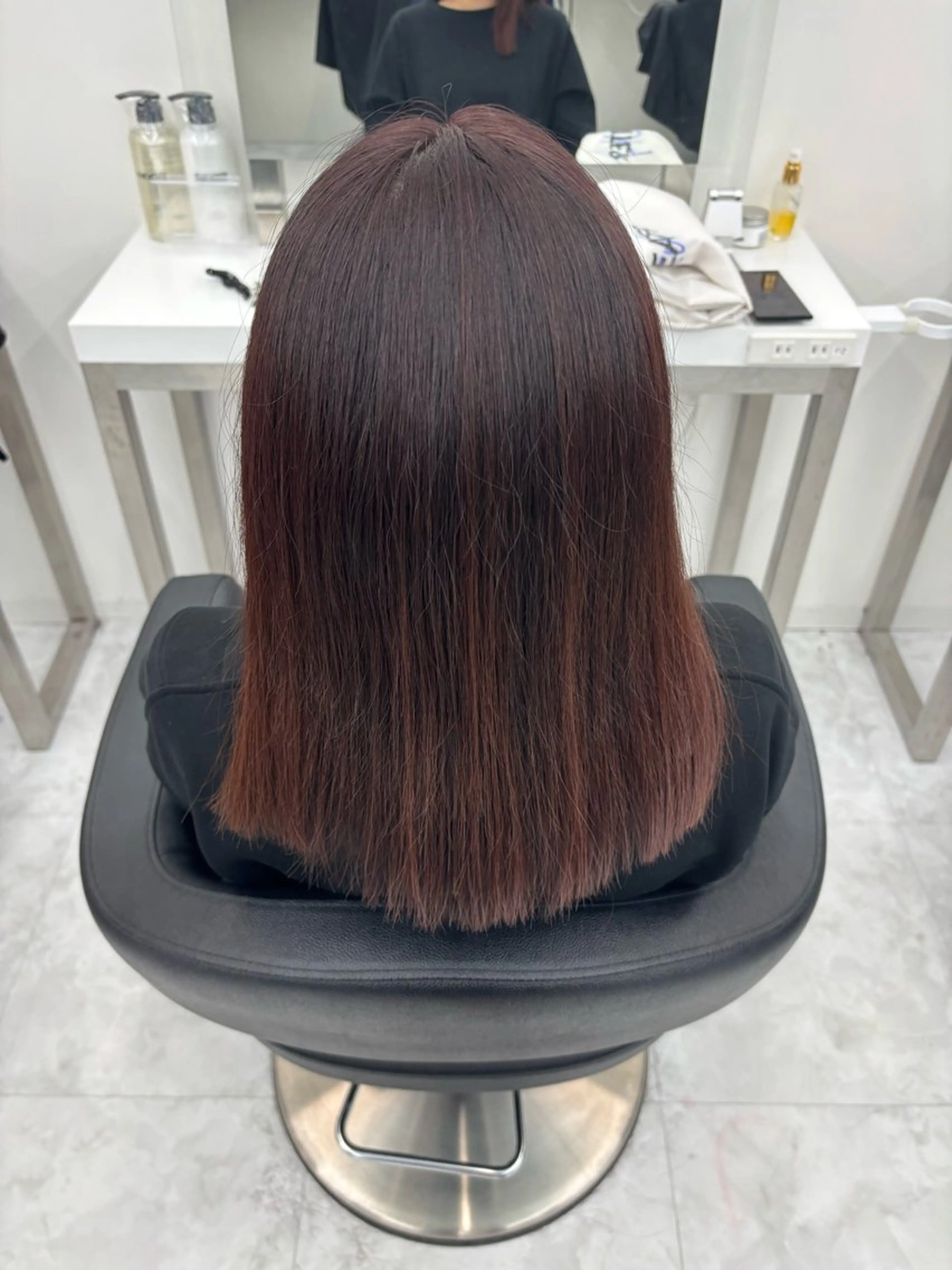 ミディアム カラー ヘアカラー トレンドカラー🎀 miku🪞🩰のヘアスタイル