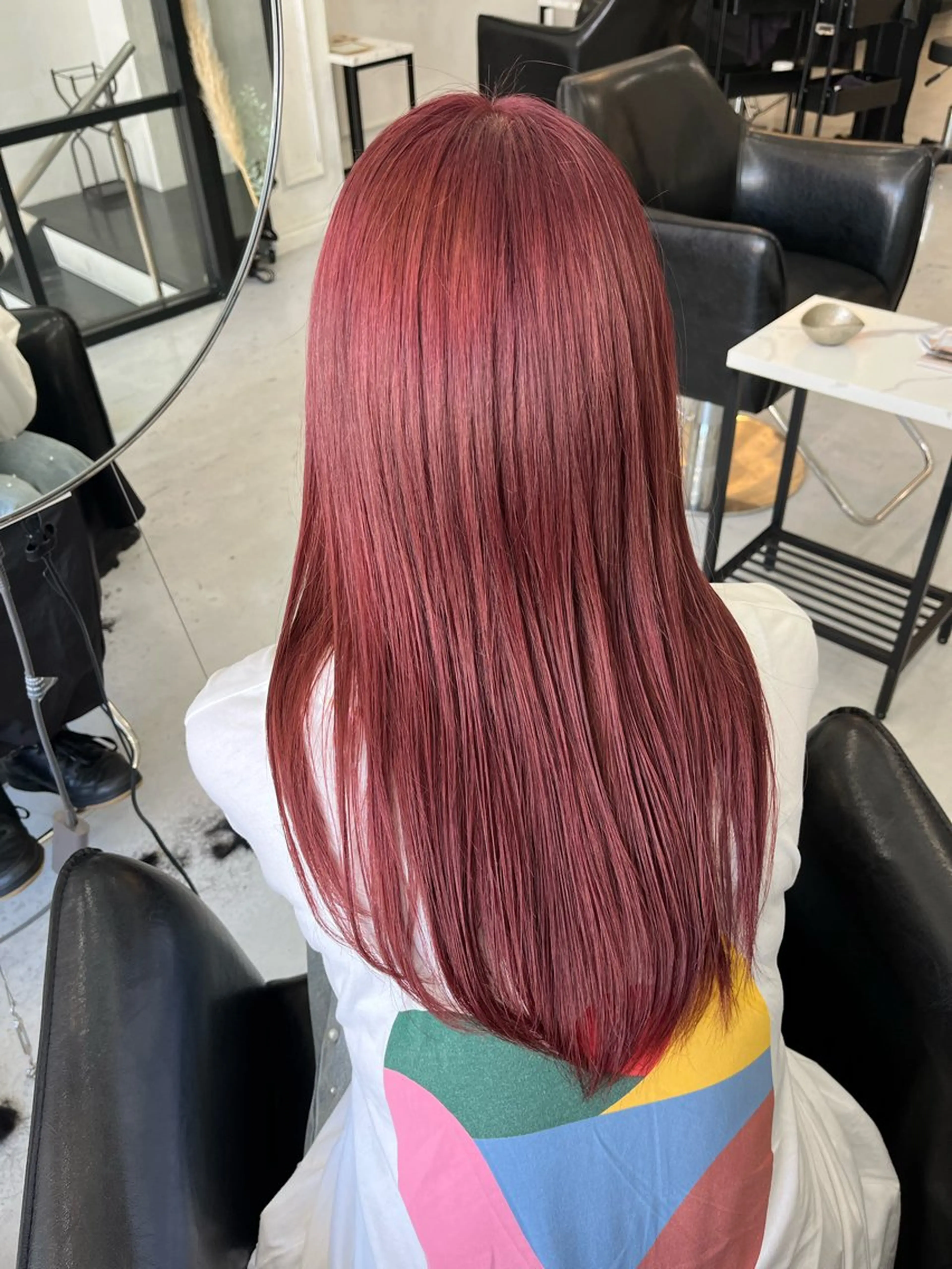 ロング カラー ハイトーンカラー ヘアカラー ハイトーン/韓国ヘ ア/古吉かやのヘアスタイル