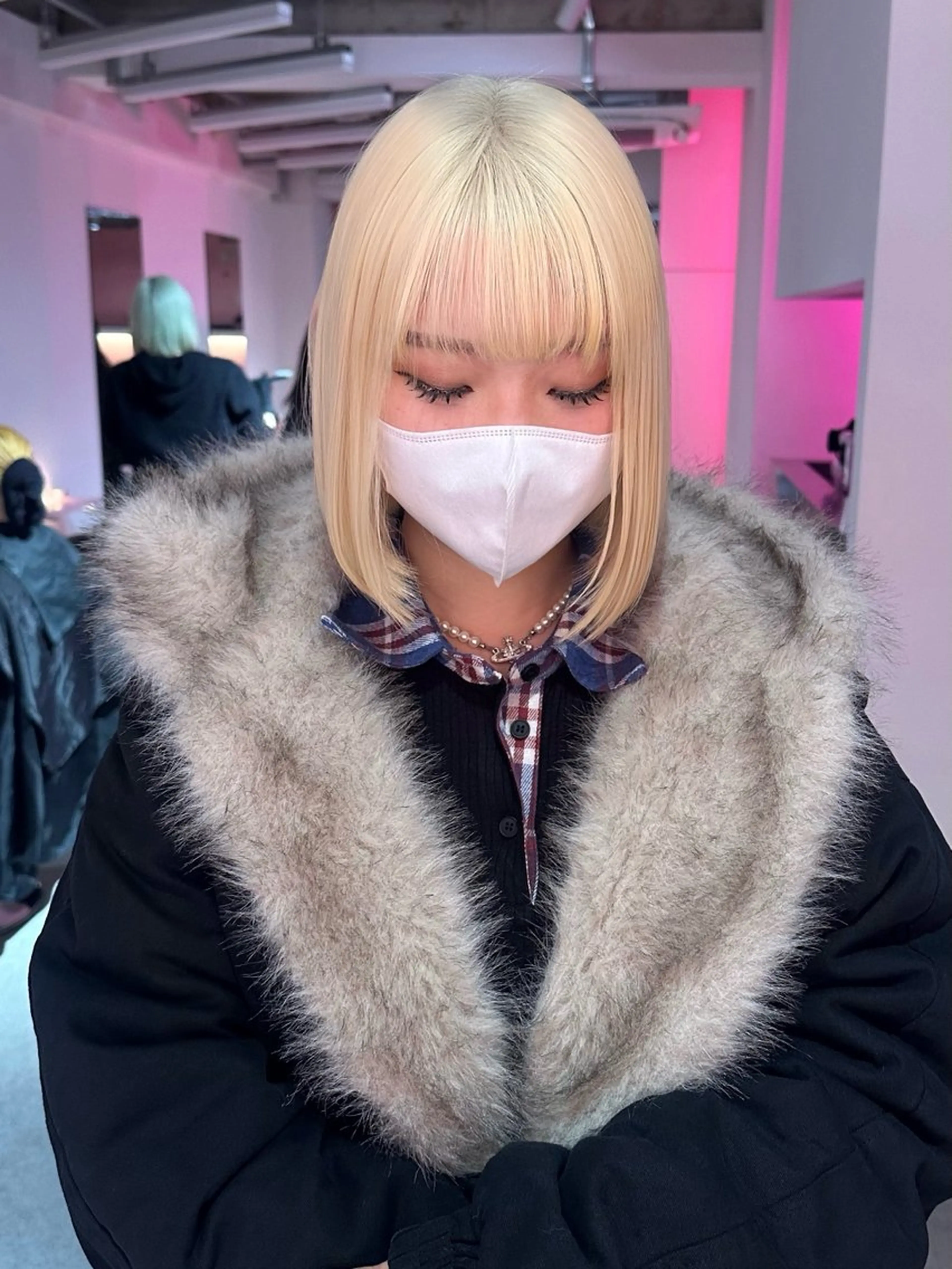 ショート ボブ ブリーチカラー 特化/MAHIROのヘアスタイル