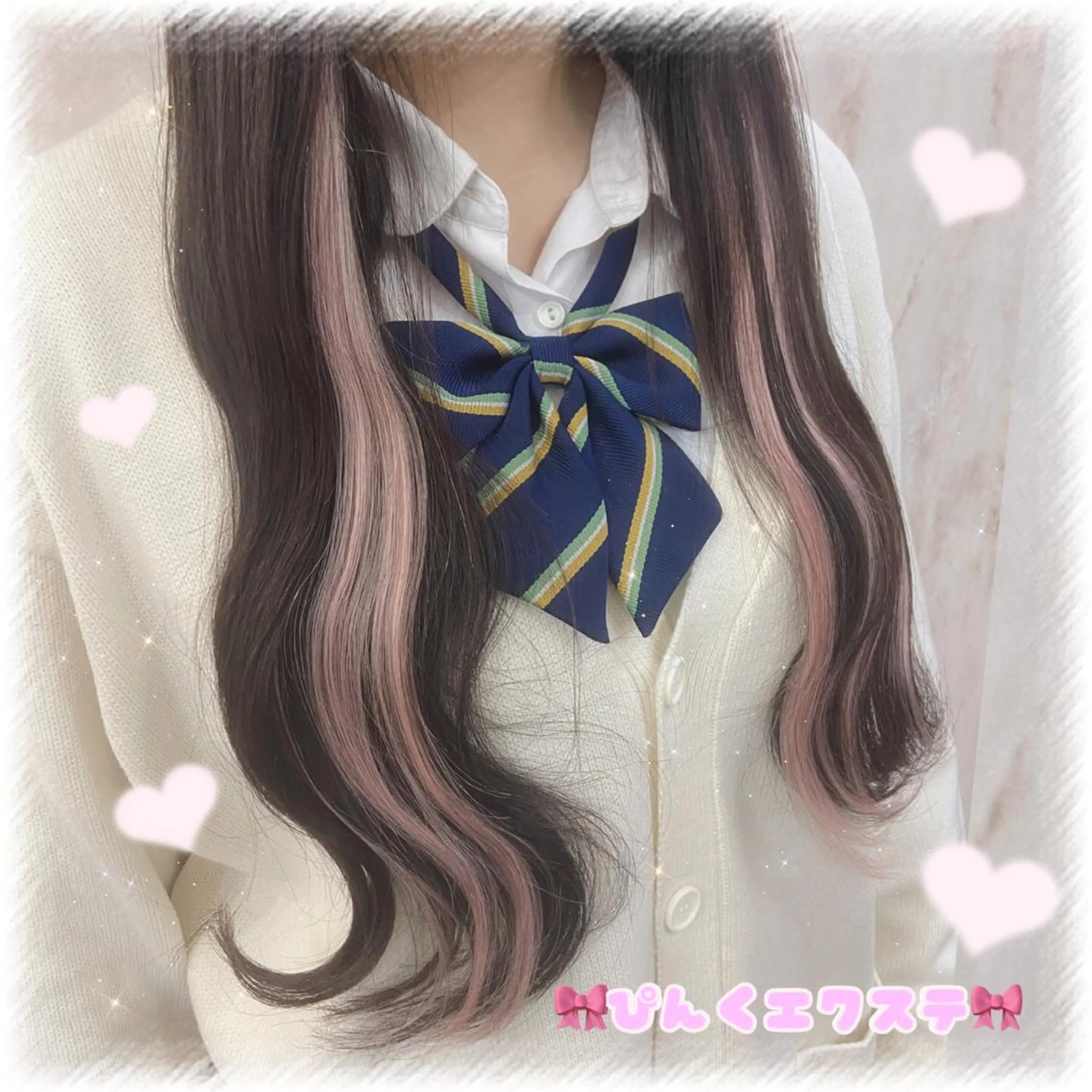 ロング カラー ヘアアレンジ ブリーチ イヤリングカラー ブリーチなしカラー エクステ トリートメント エクステ ️🫧中島遼香🫧 Ess🪽髪質改善のヘアスタイル