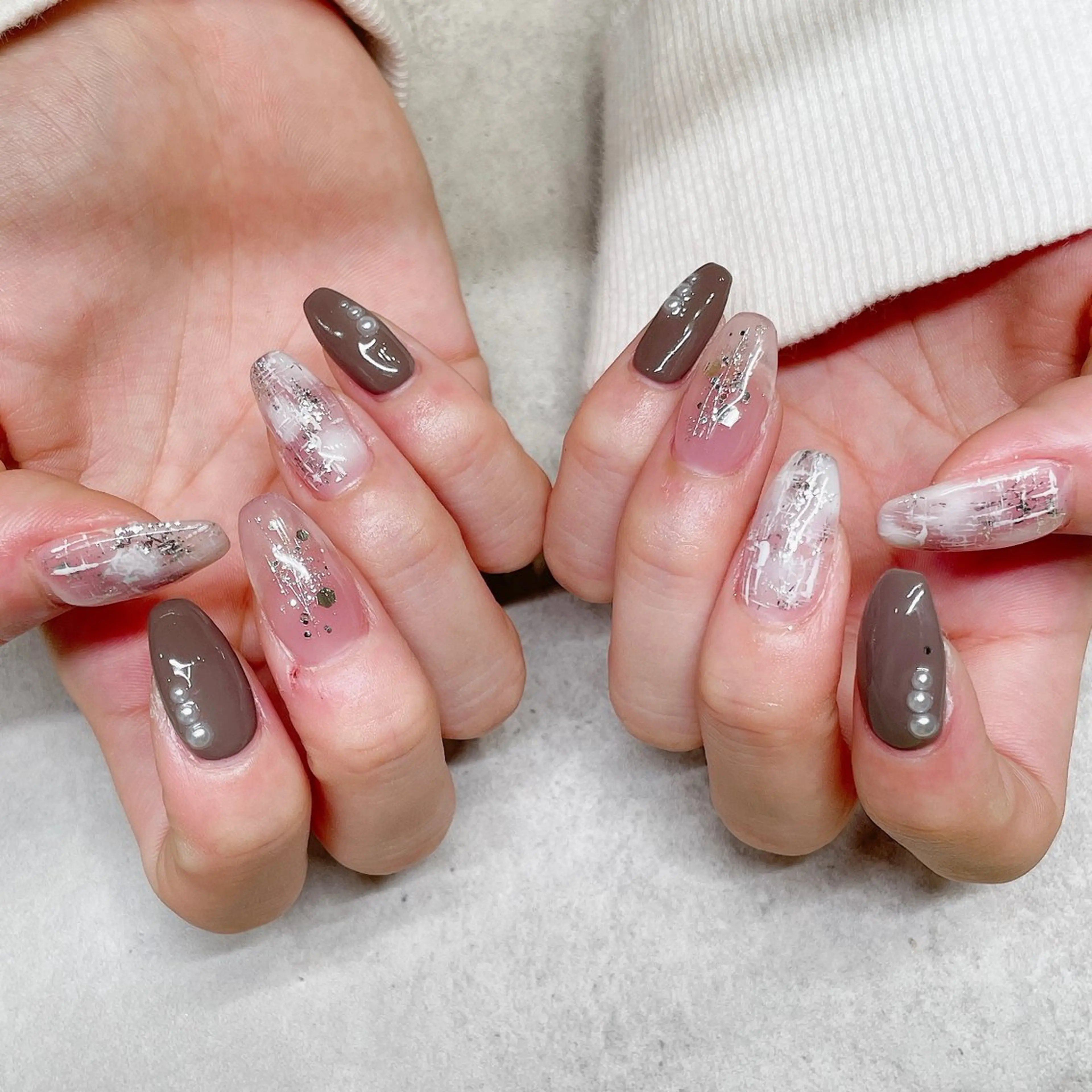 ネイル アートネイル ハンドネイル A85G ayakoのネイルデザイン