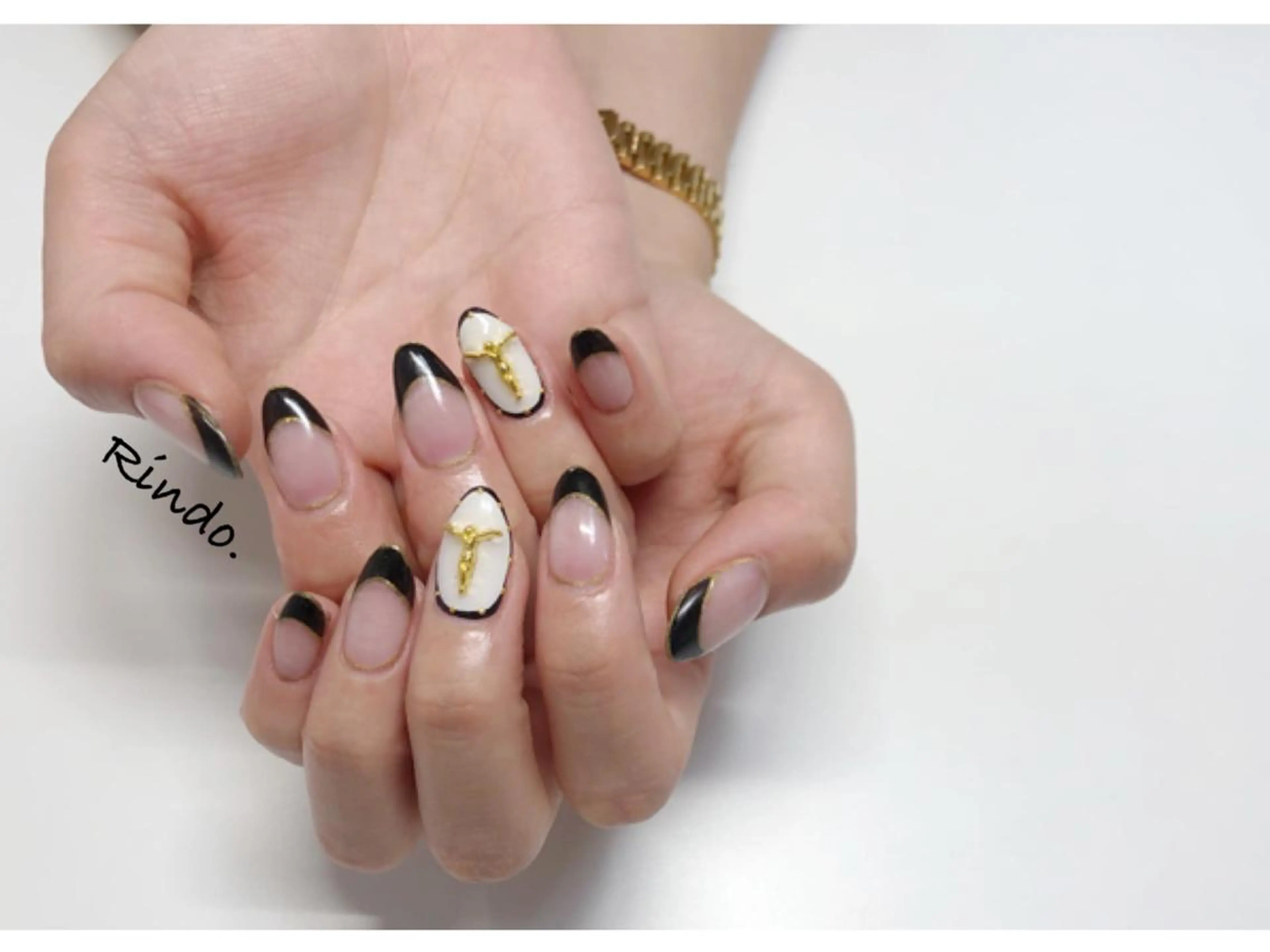 ネイル フレンチネイル ハンドネイル Rindo.ネイル ♡耳つぼジュエリーのその他イメージ