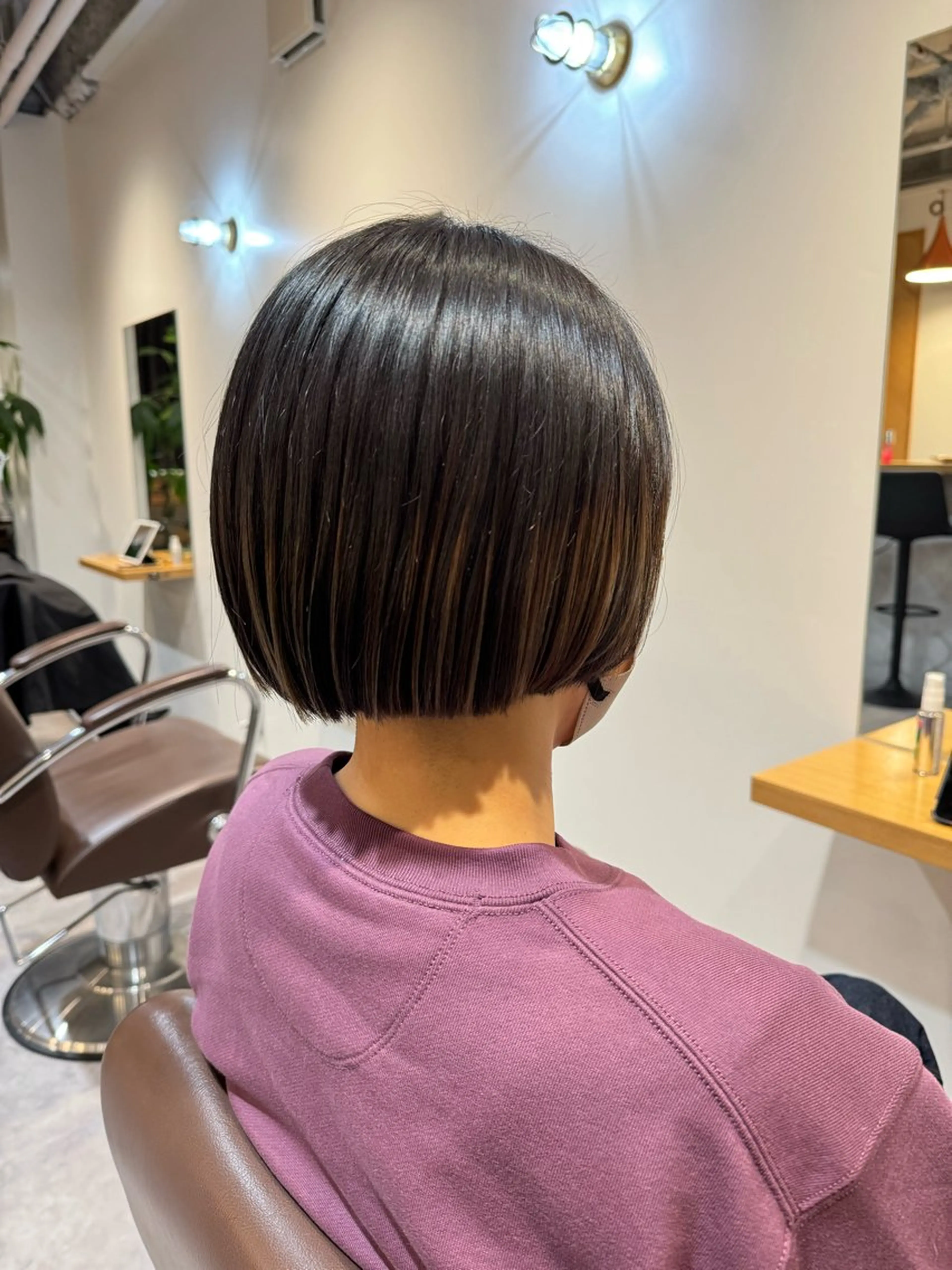 ミディアム カラー カット ヘアカラー MIA 菅原のヘアスタイル