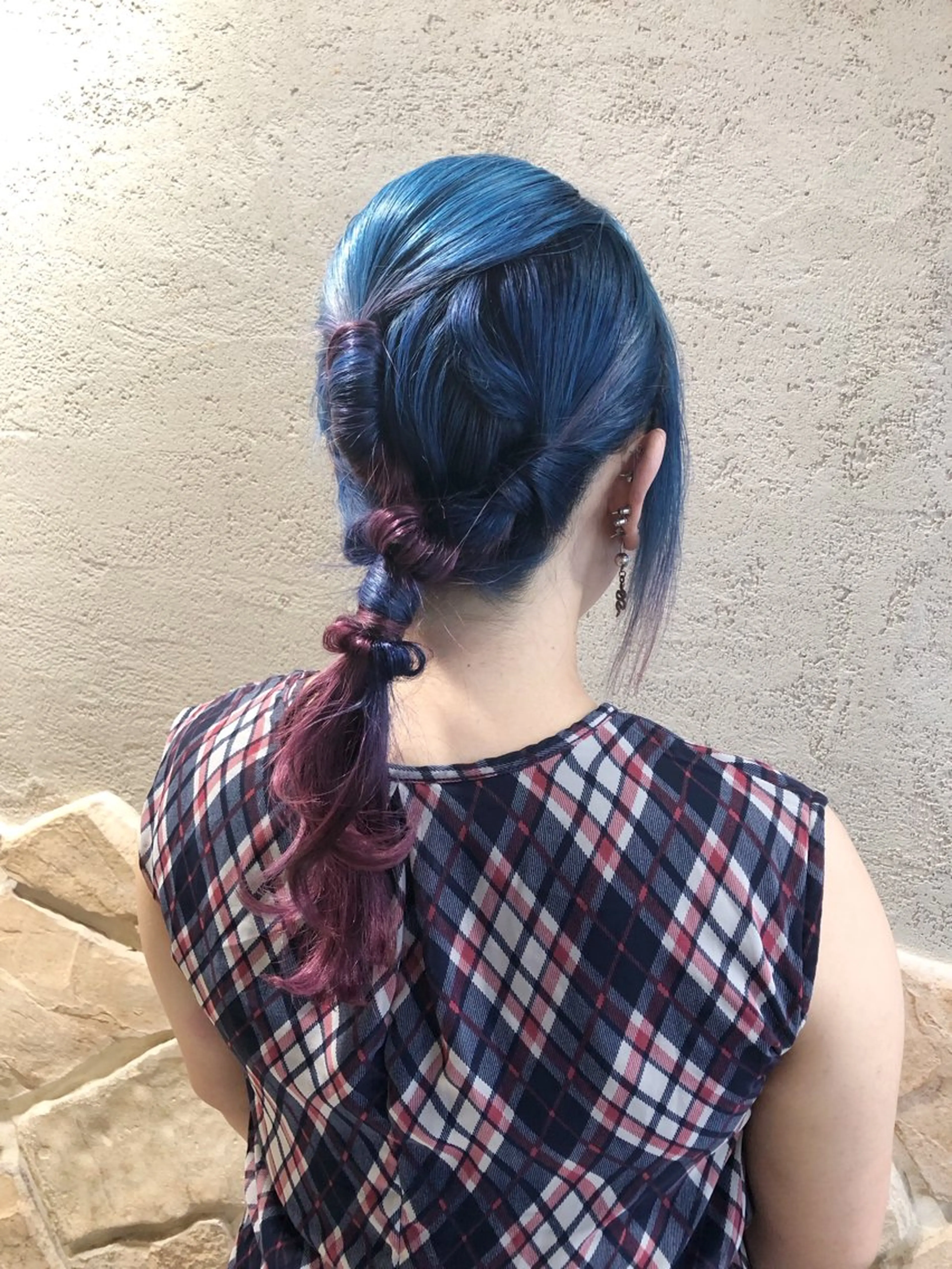 セミロング ヘアアレンジ ヘアセット 【ディレクター 🧸🤍田澤　唯那】のヘアスタイル