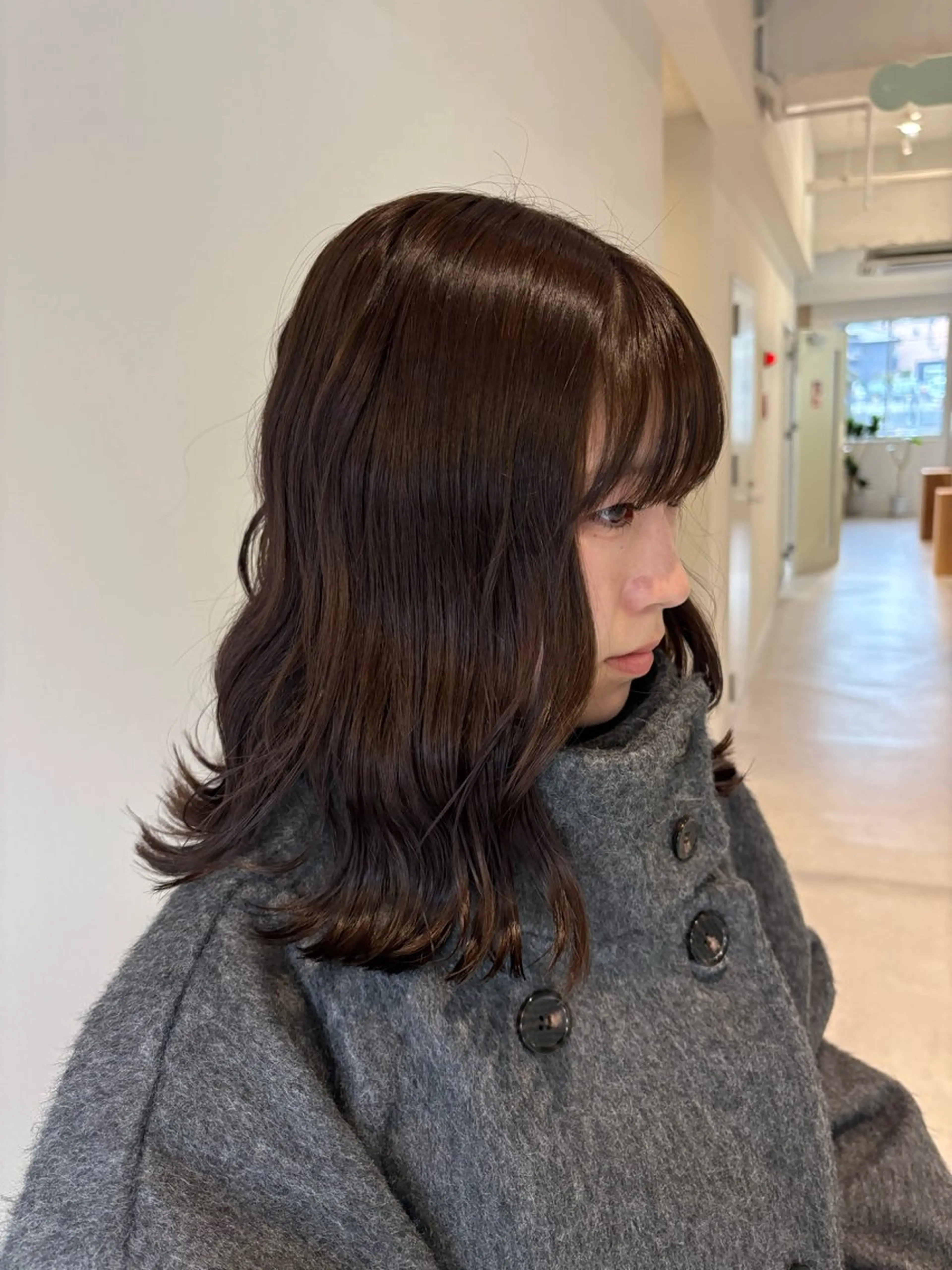 ミディアム カラー DEEokazaki sae.Tのヘアスタイル