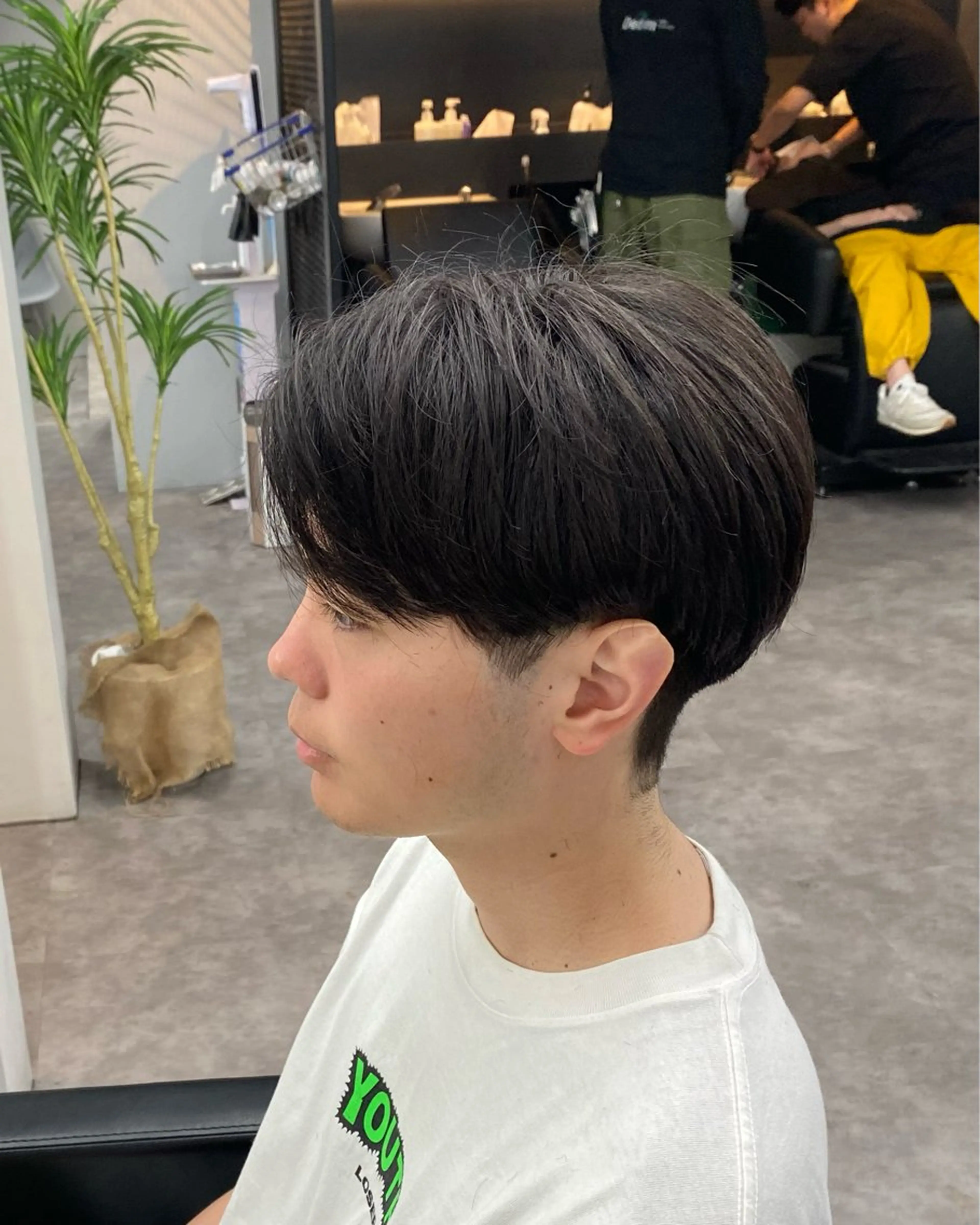 ショート メンズ センターパート カット RIKIYA👑 北千住メンズ特化👑のヘアスタイル