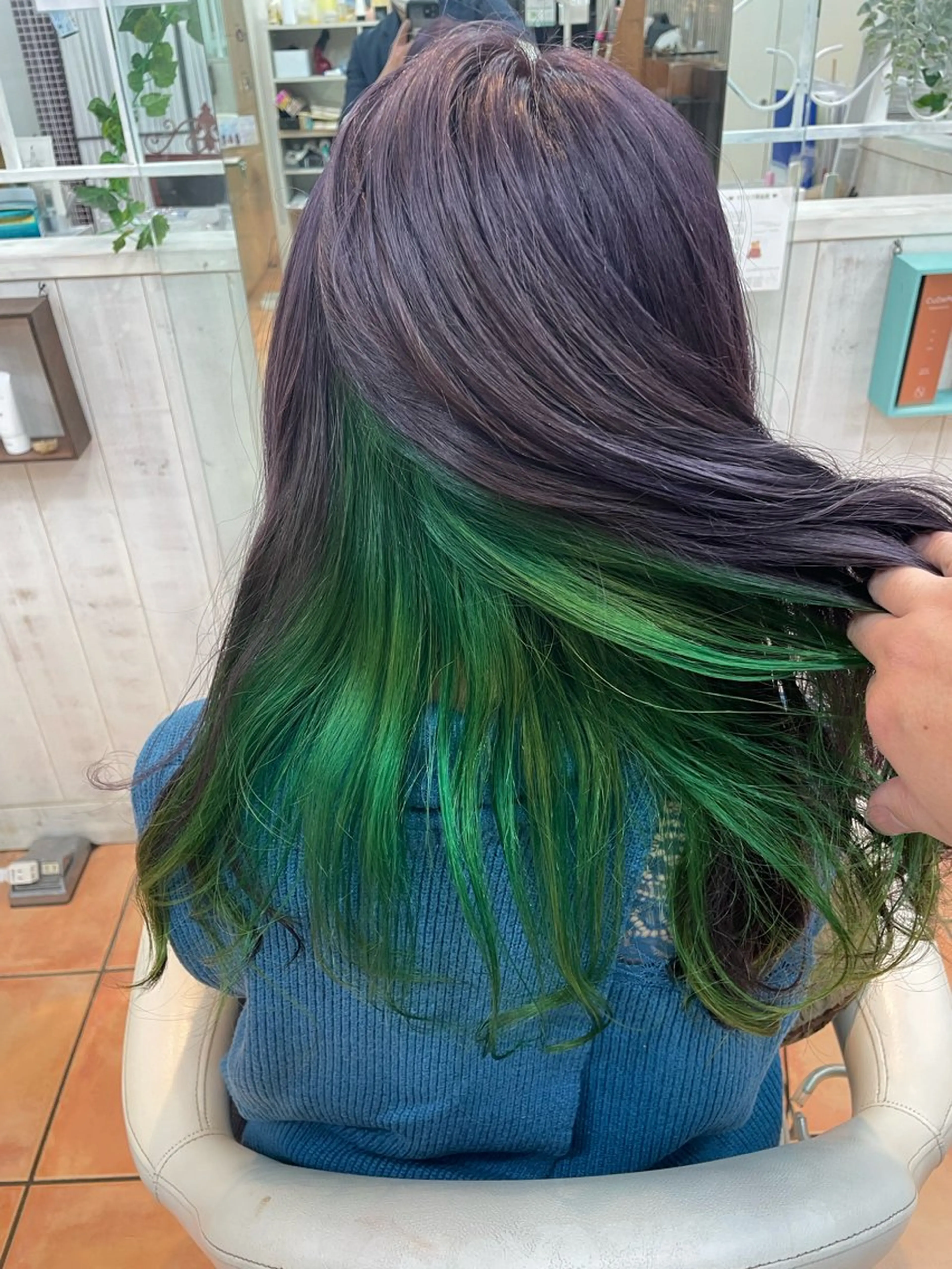 セミロング カラー 加藤 正祥のヘアスタイル