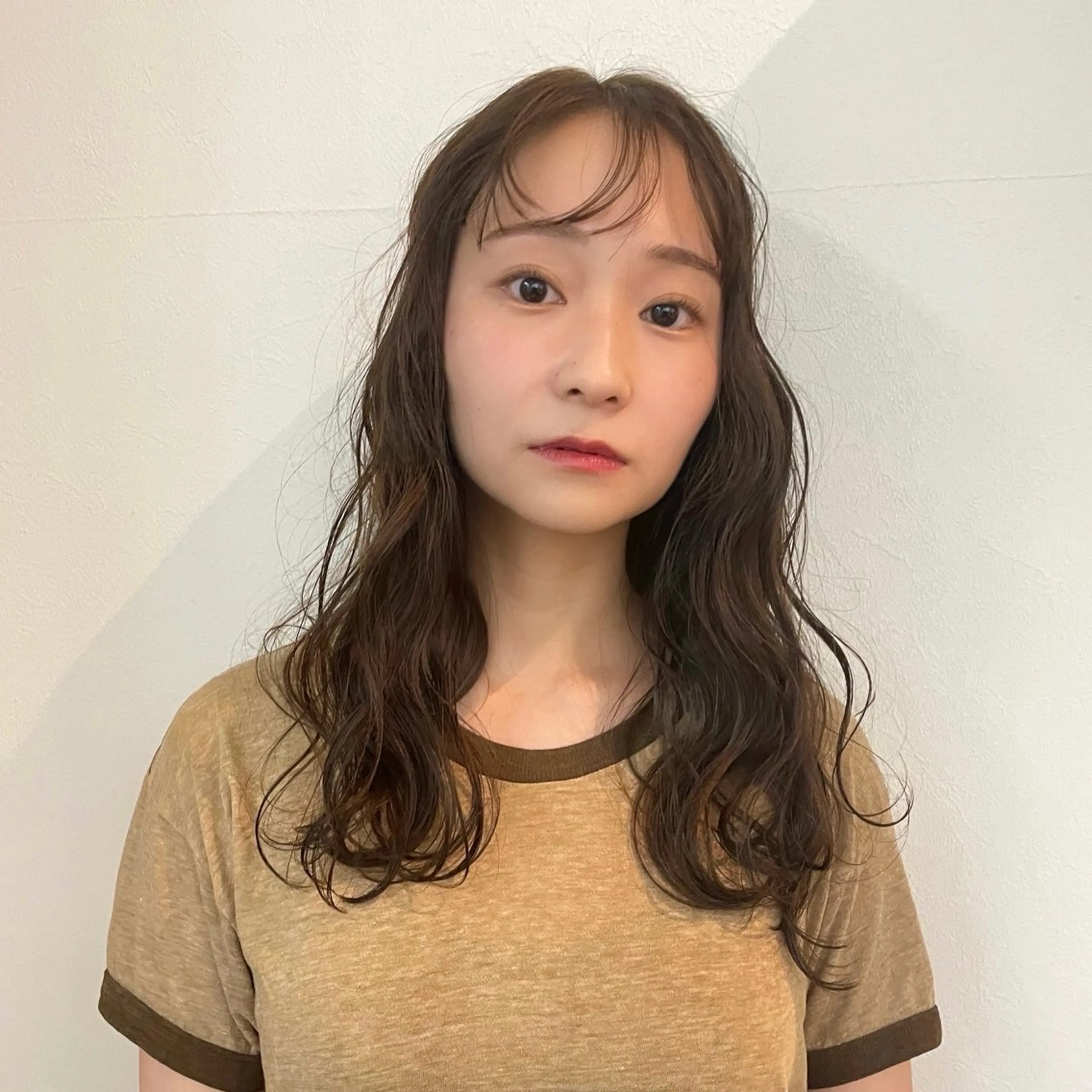 セミロング カラー ベージュカラー 透明感カラー グレージュ オリーブベージュ オリーブグレージュ カット ヘアカラー トリートメント 堀江将太朗/恵比寿/ メンズカットのヘアスタイル