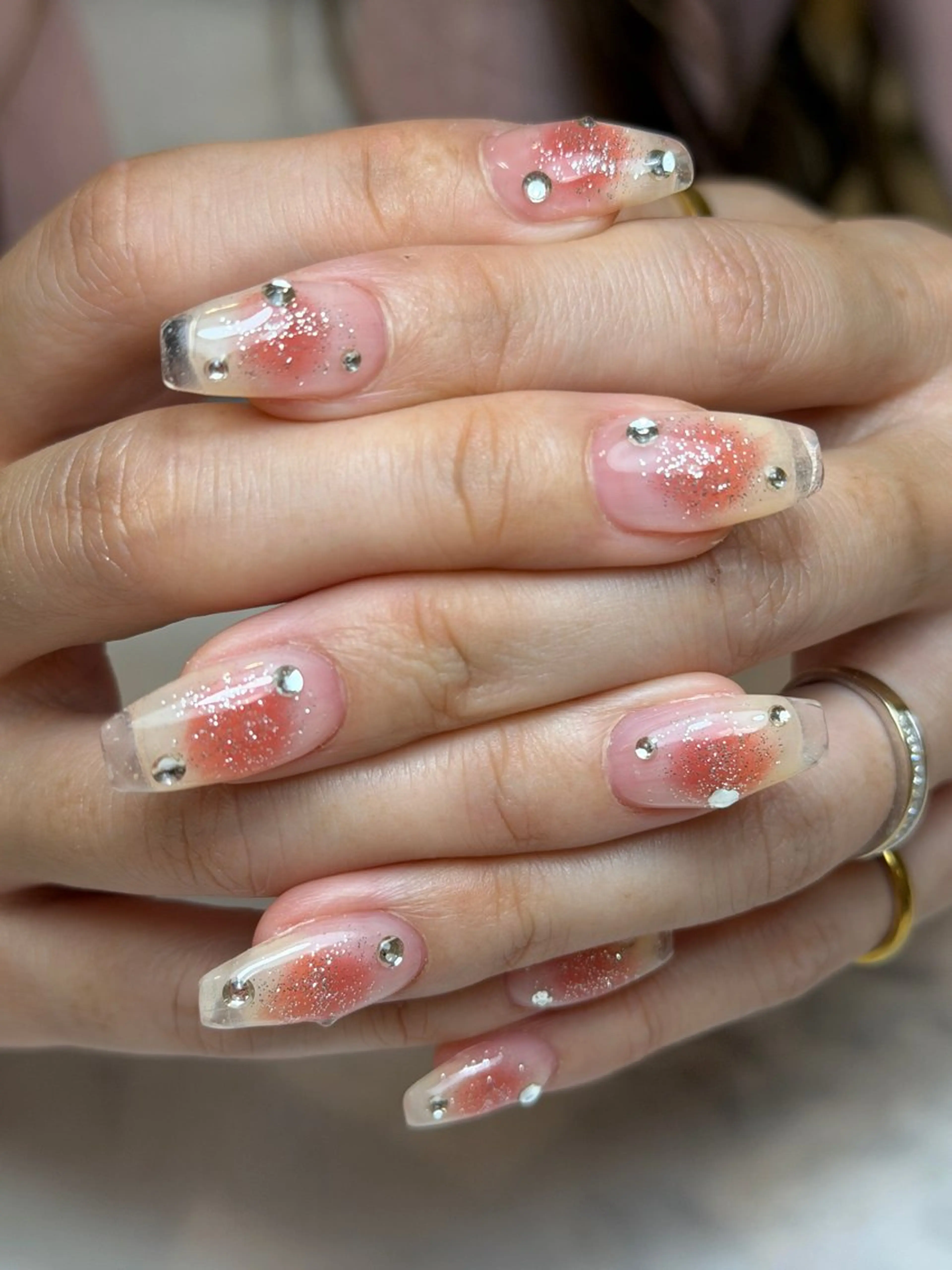 ネイル アートネイル チークネイル フラッシュネイル ハンドネイル Le Sourire M.Keitoのネイルデザイン