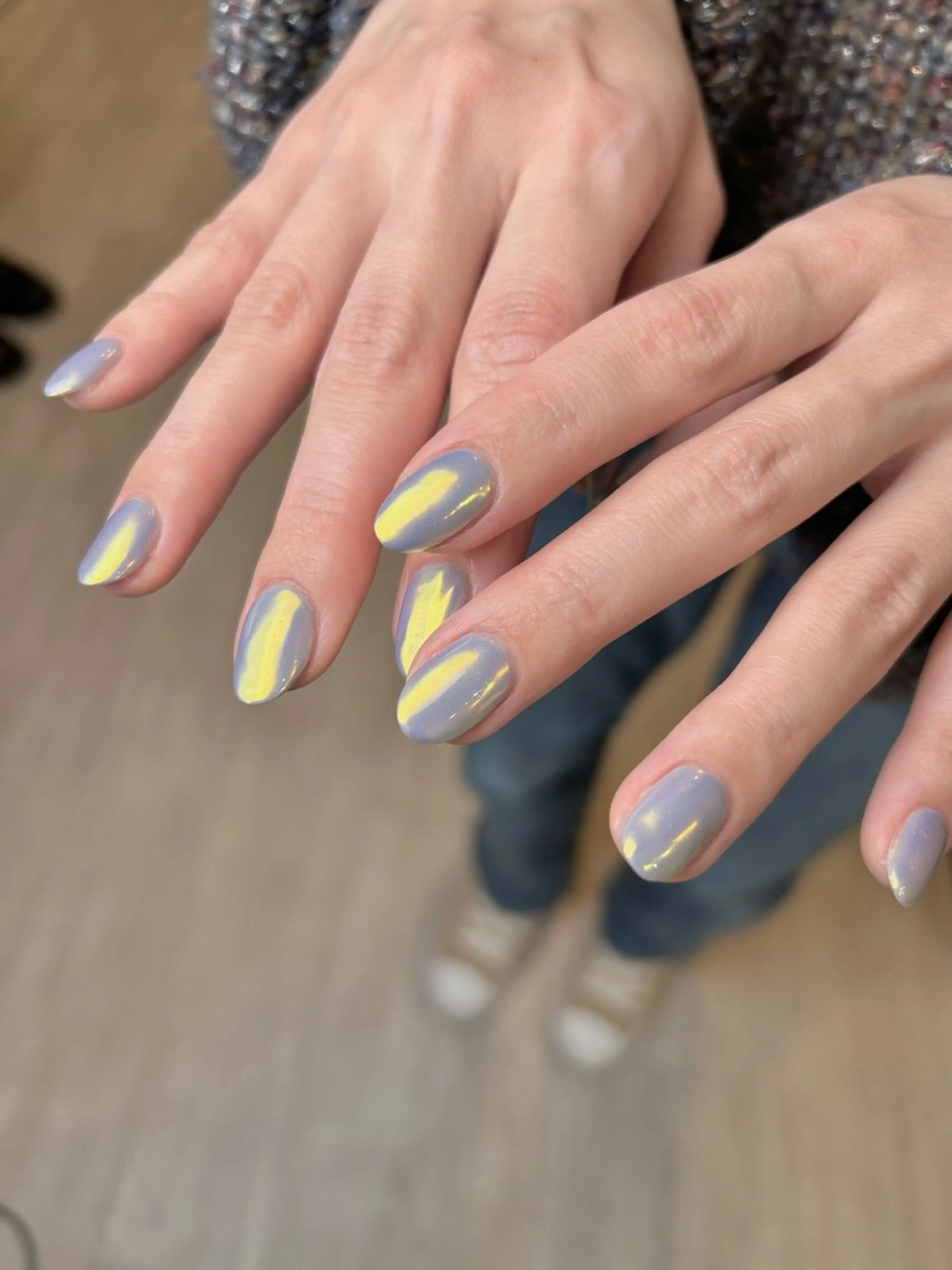 【新規】オーロラorミラーワンカラー✨オフ込の写真