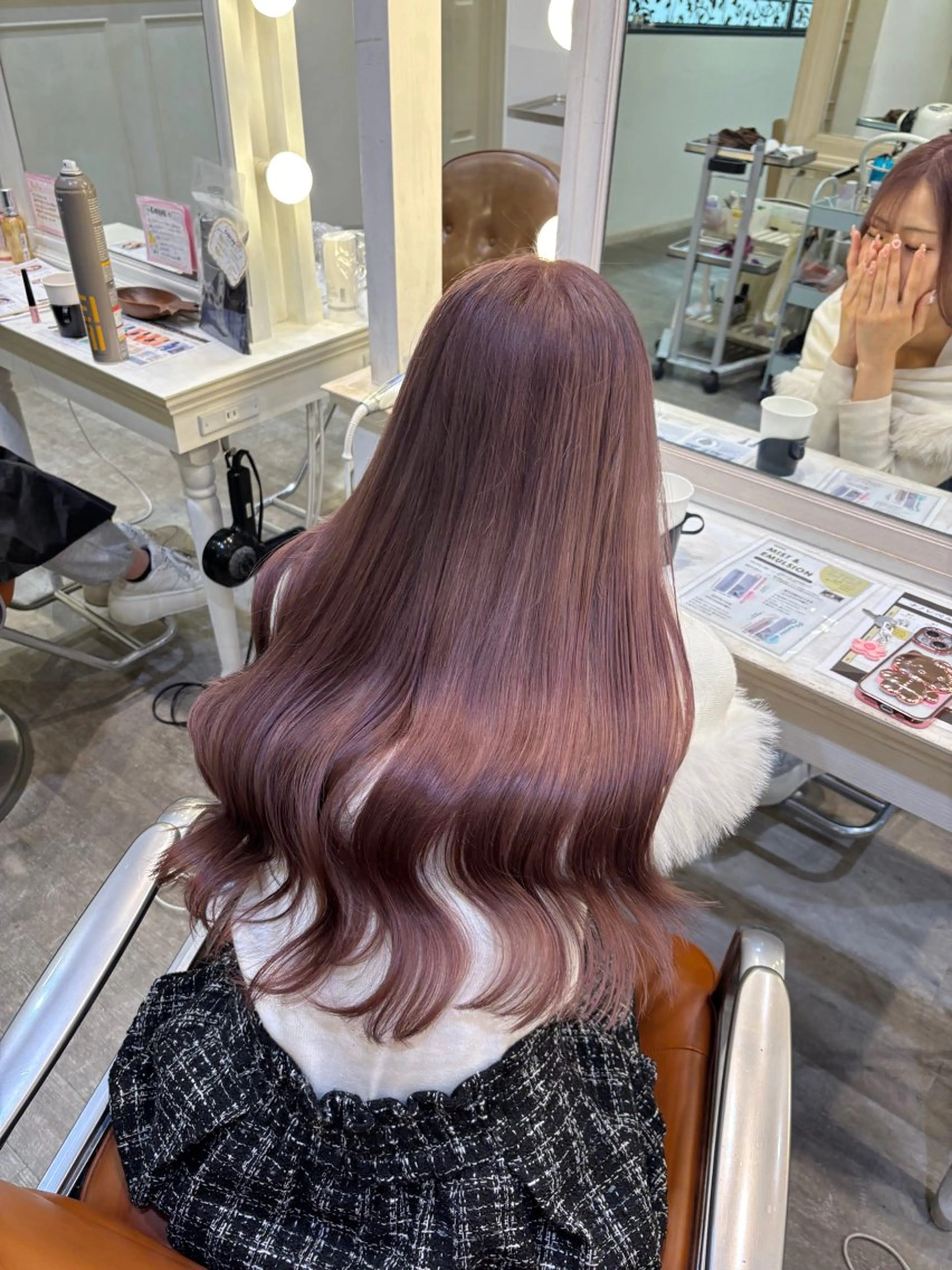 ロング ヘアカラー エクステ/ハイトーン 🐏☁️miminaのヘアスタイル