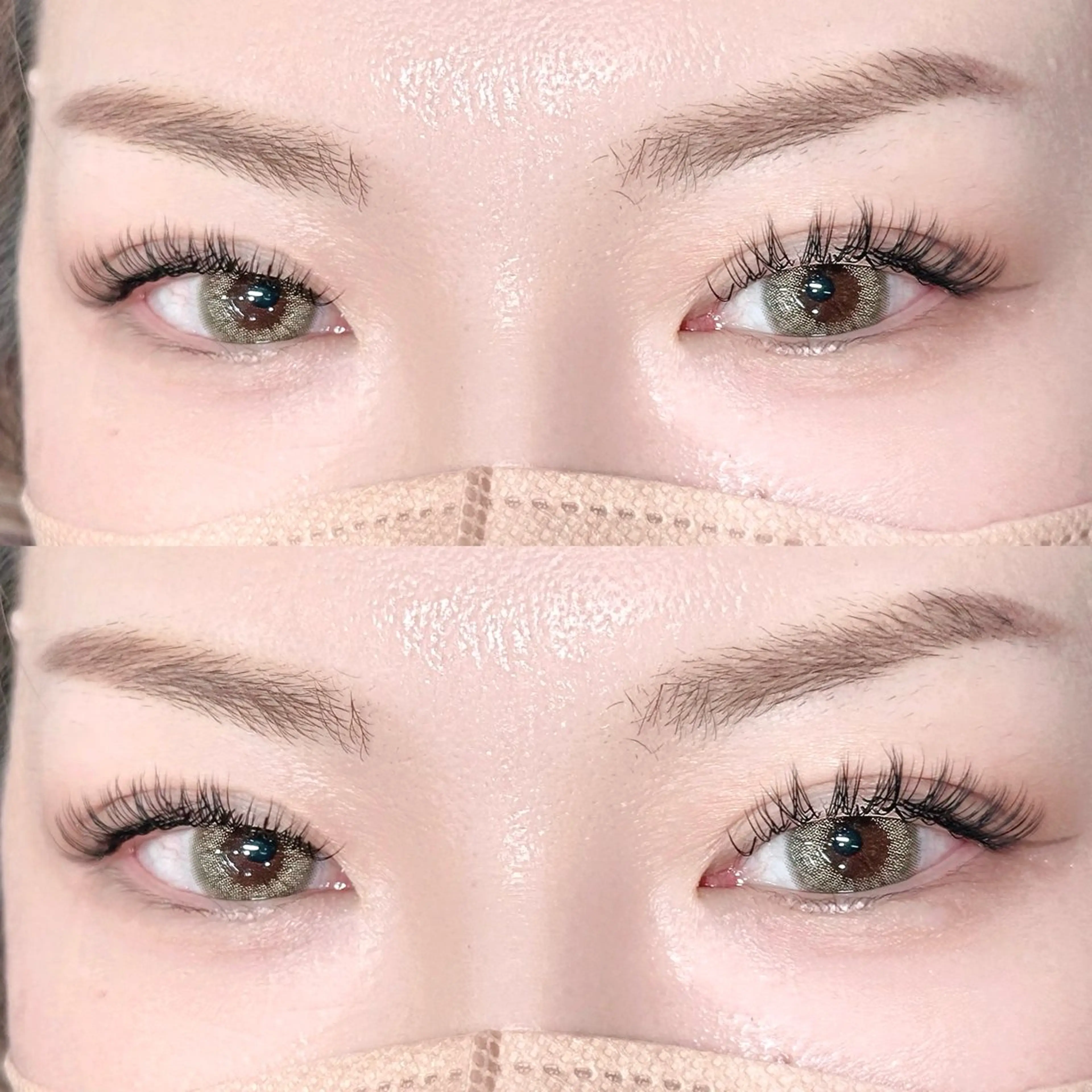 マツエク・マツパ バインドロック フラットラッシュ Lカール Pearl 四条大宮 〜AOI〜のマツエク・マツパデザイン