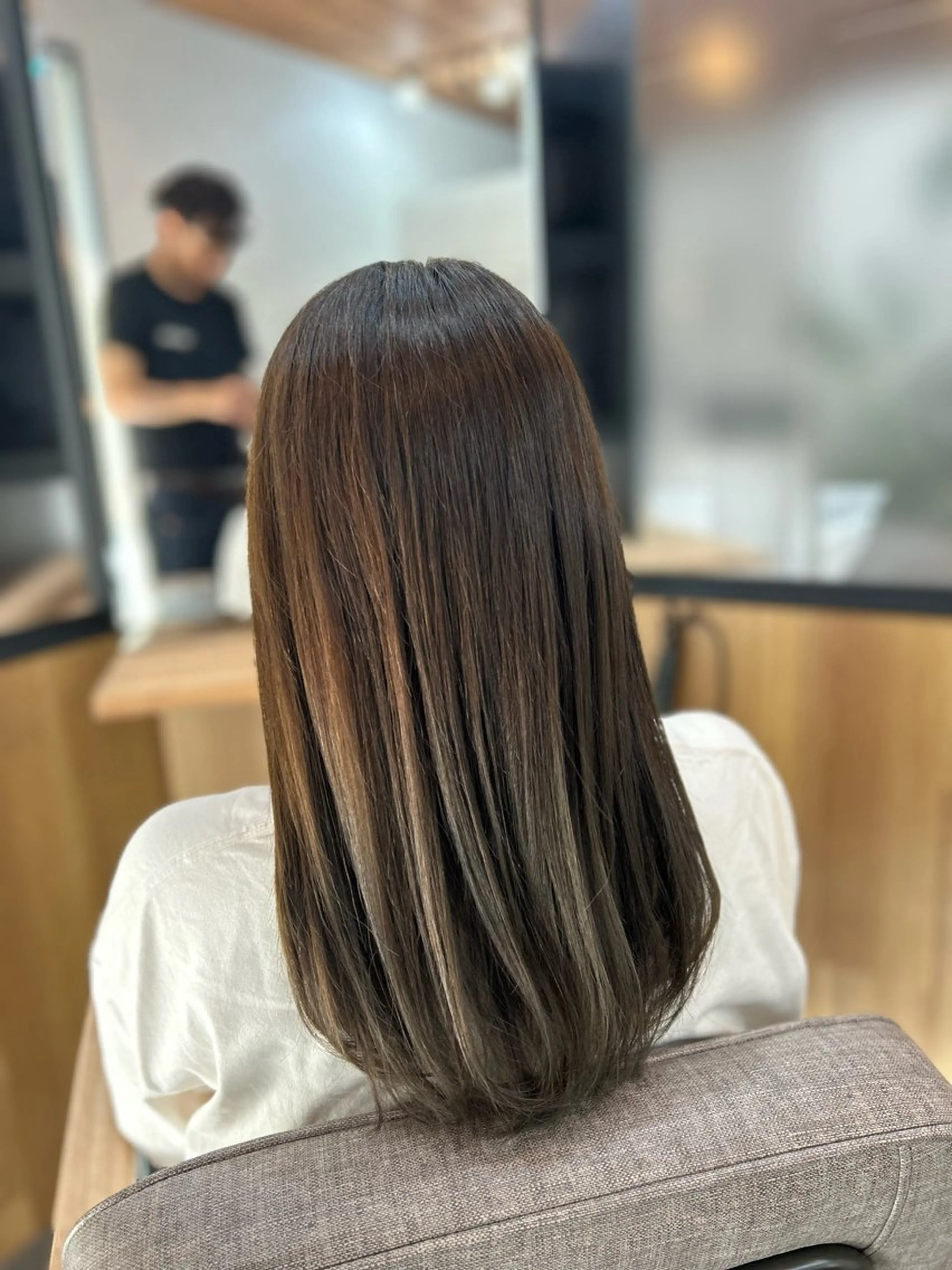 カラー 竹内 都のヘアスタイル
