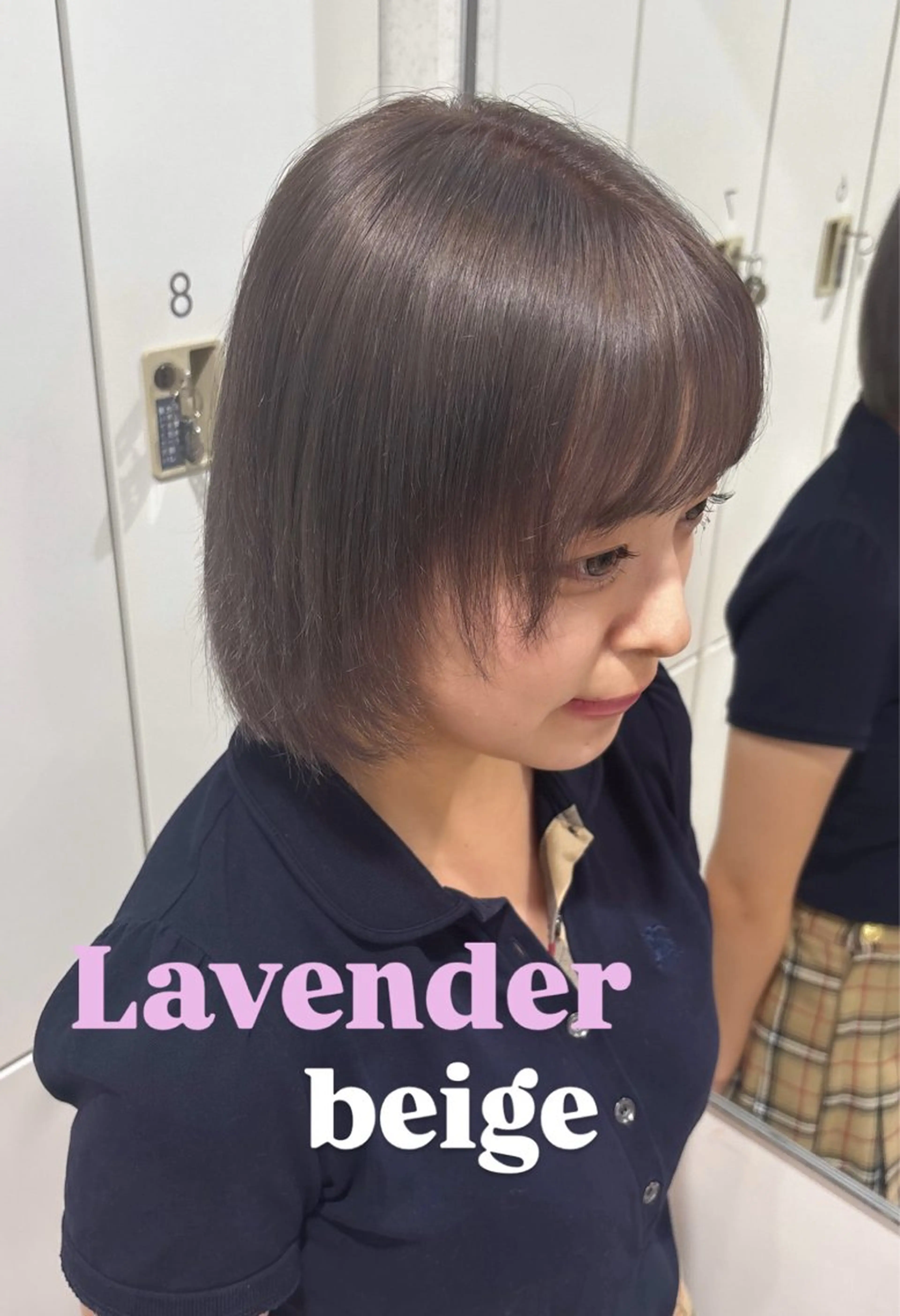 カラー ベージュカラー ブリーチ 透明感カラー ラベンダーカラー MEI ♡のヘアスタイル