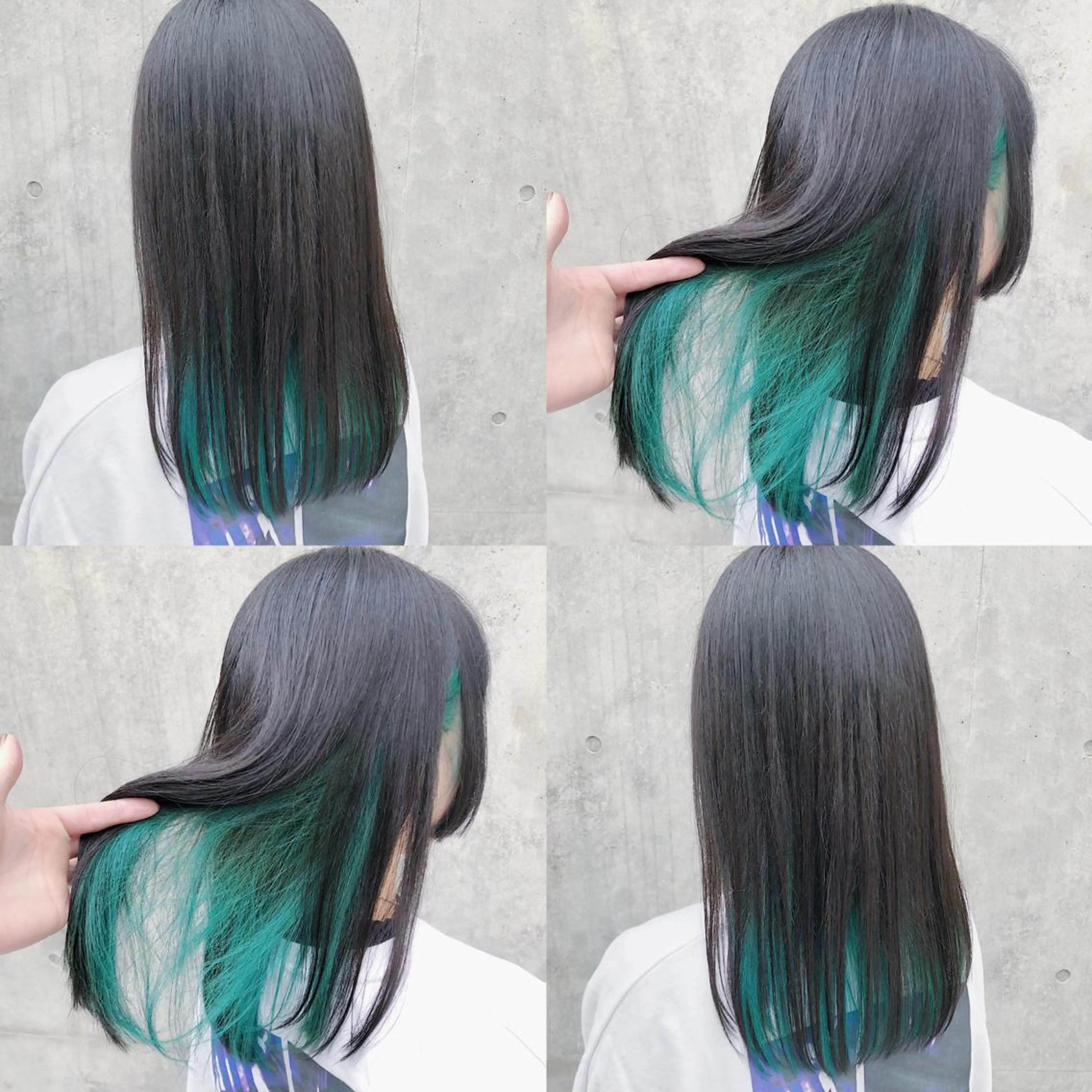 ロング カラー ヘアアレンジ メンズ キッズ 💟Chloe原宿店 🩶ハイトーンのヘアスタイル