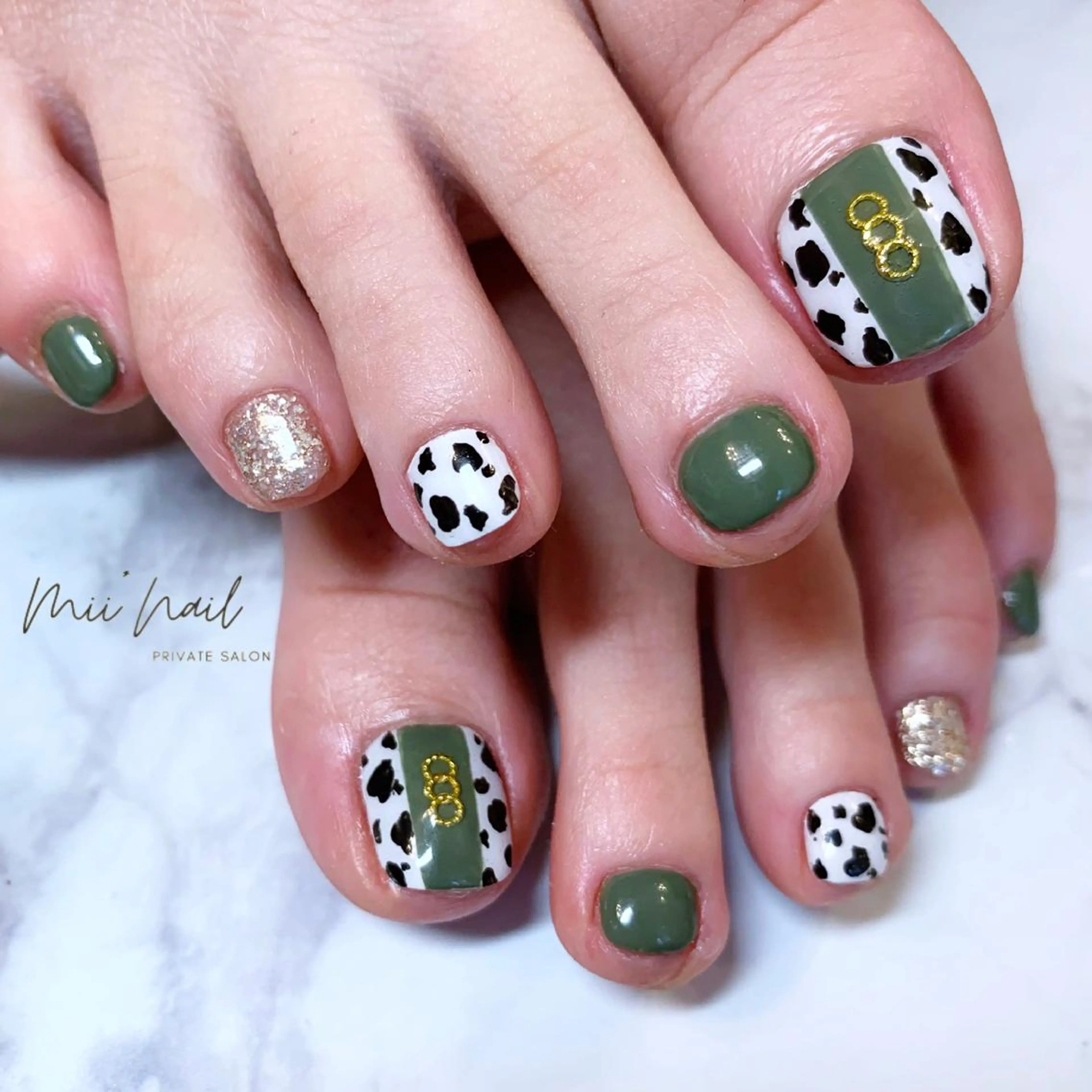 ネイル フットネイル MII*NAIL／ 美フォルムsalonのネイルデザイン